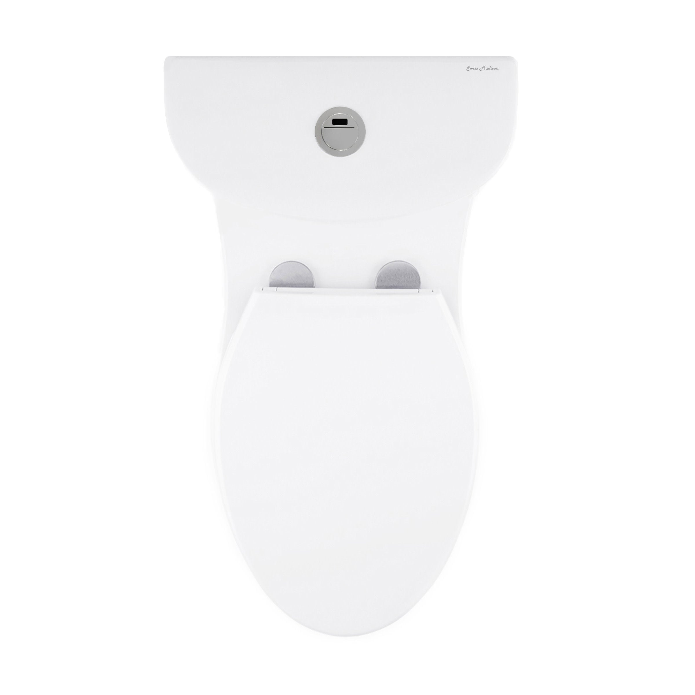 Glossy White / Dual Touchless - Top / Chrome