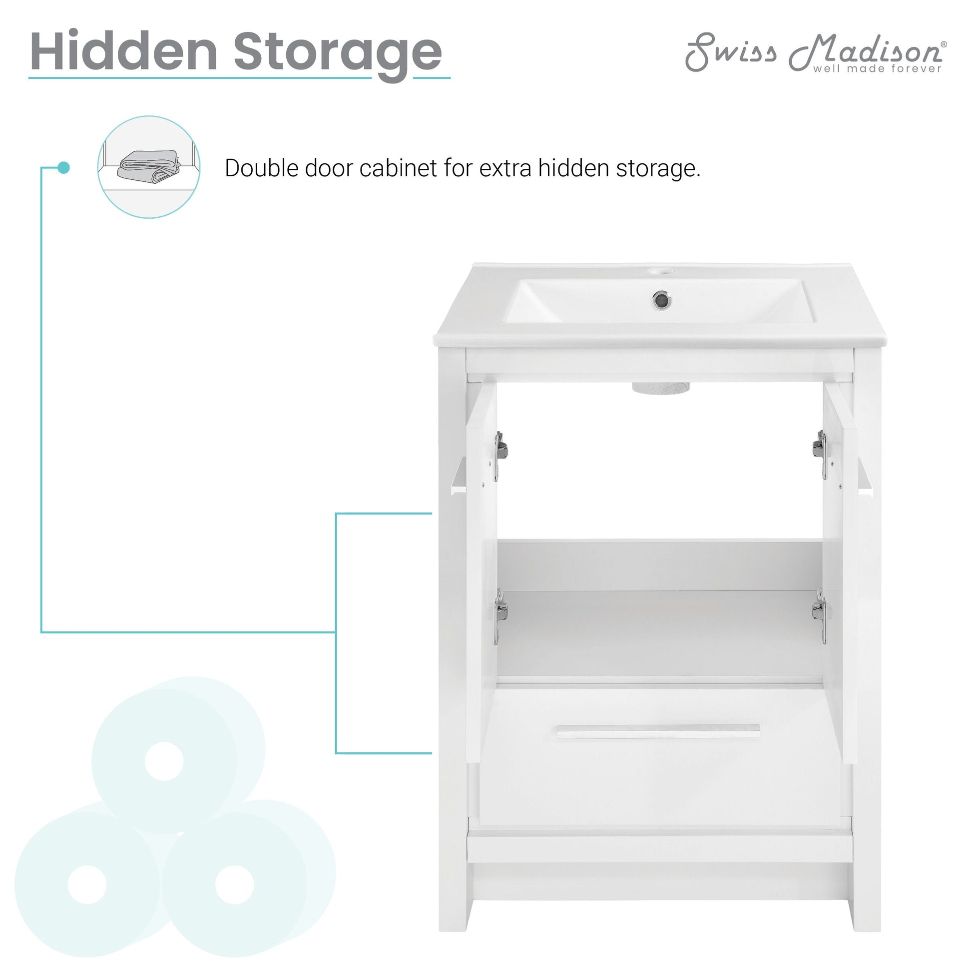 White / White / 1-Hole