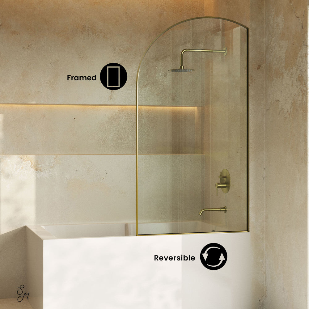 Brushed Gold / Bathtub Door