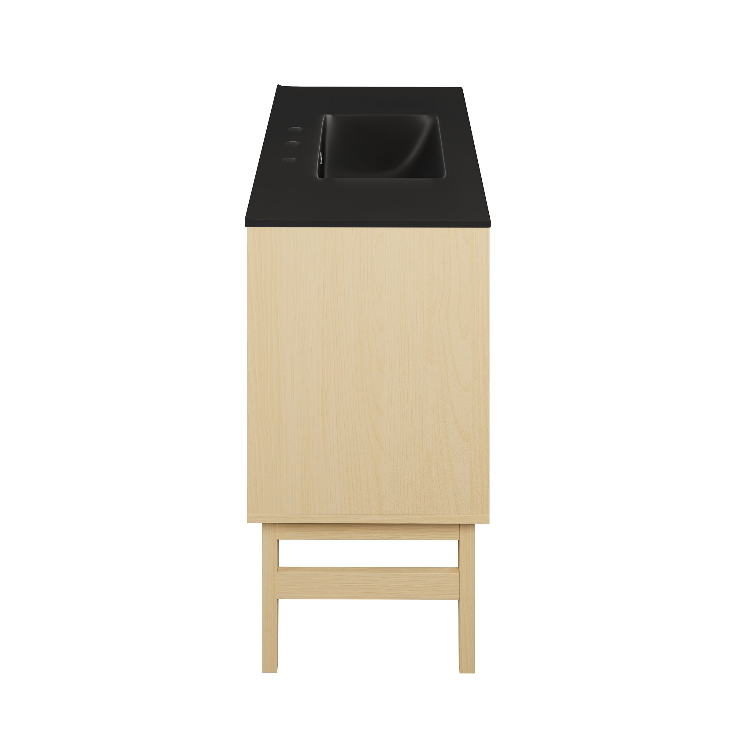 Natural Oak / Matte Black / 3-Hole
