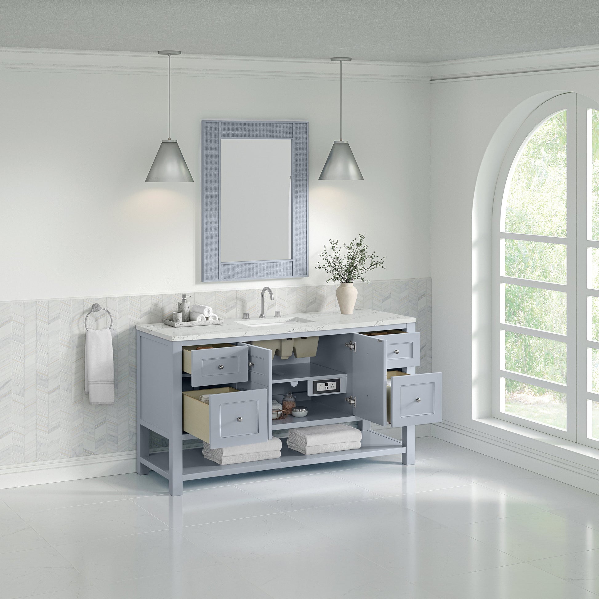 Serenity Blue / Ethereal Noctis - 3 Faucet Holes
