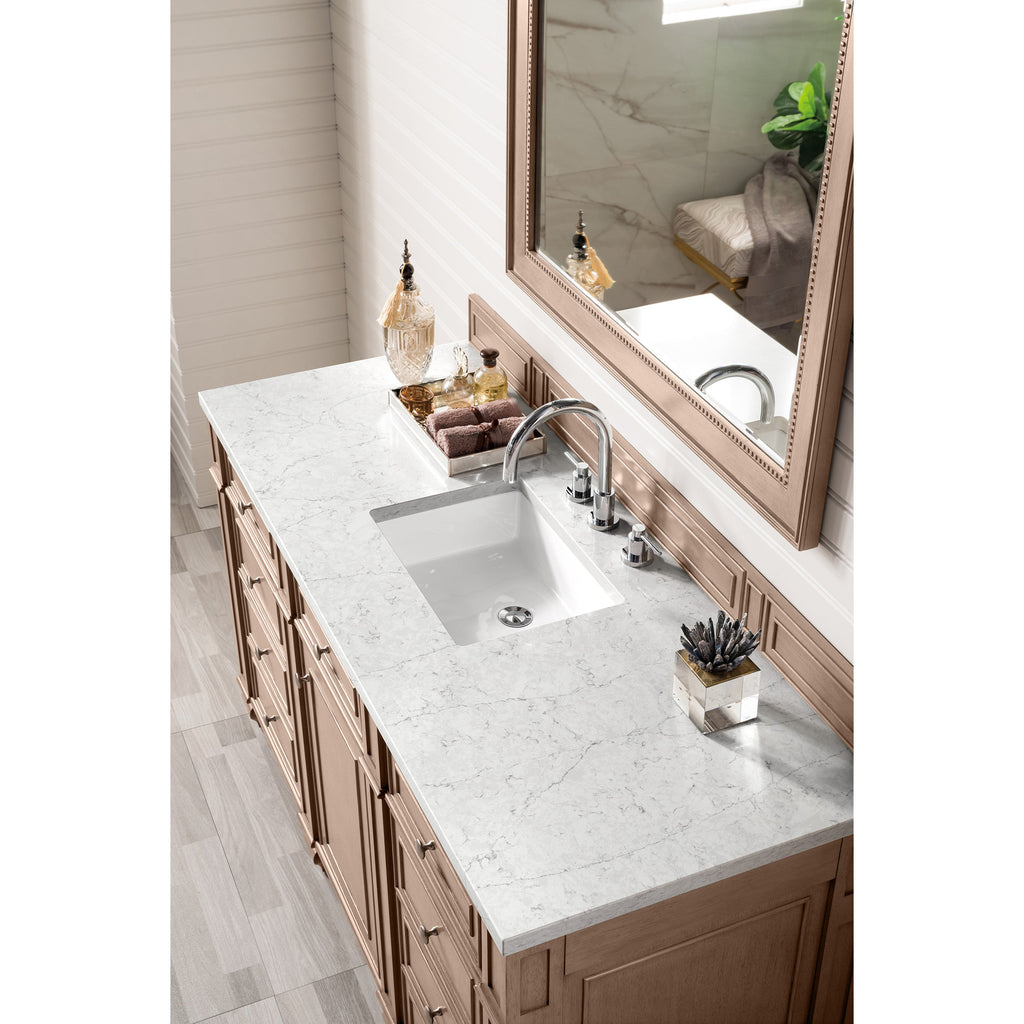 Whitewashed Walnut / Eternal Jasmine Pearl - 3 Faucet Holes