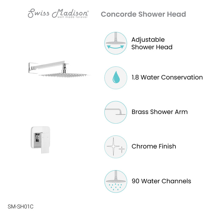Polished Chrome / Without Tub Filler