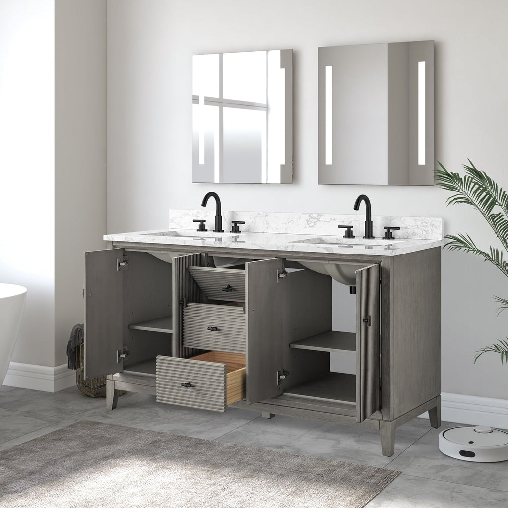 Linear Driftwood Gray / Matte Black