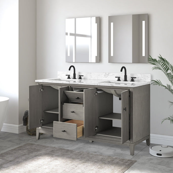 Linear Driftwood Gray / Matte Black