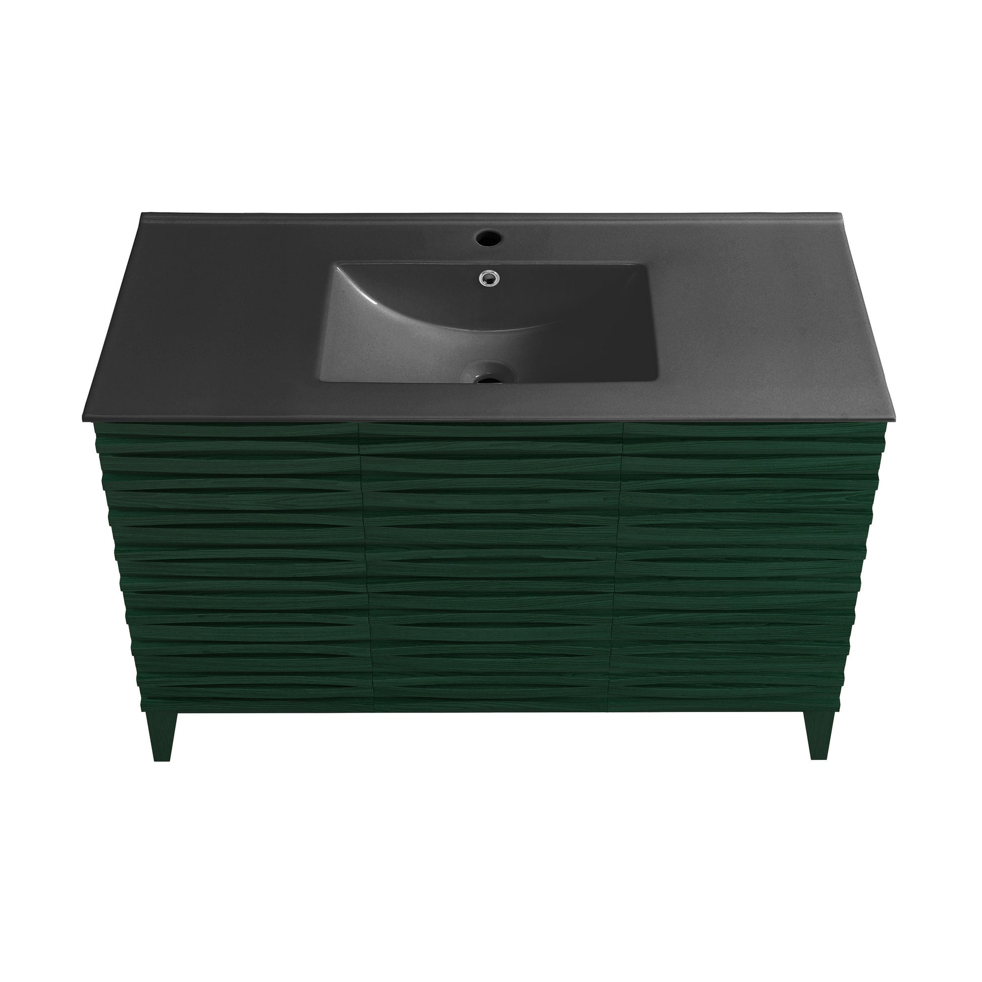 Green Oak / Matte Black / 1-Hole