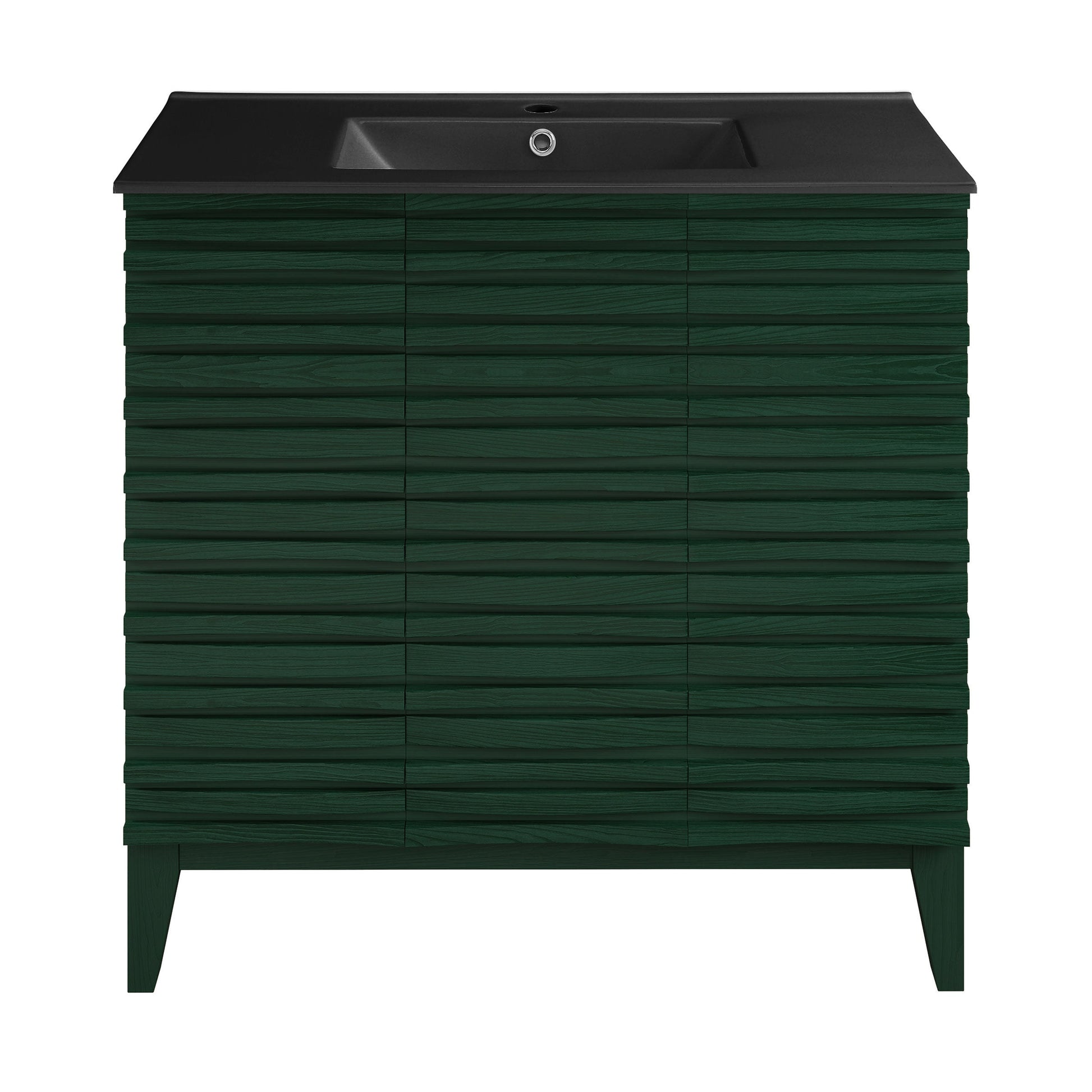 Green Oak / Matte Black / 1-Hole
