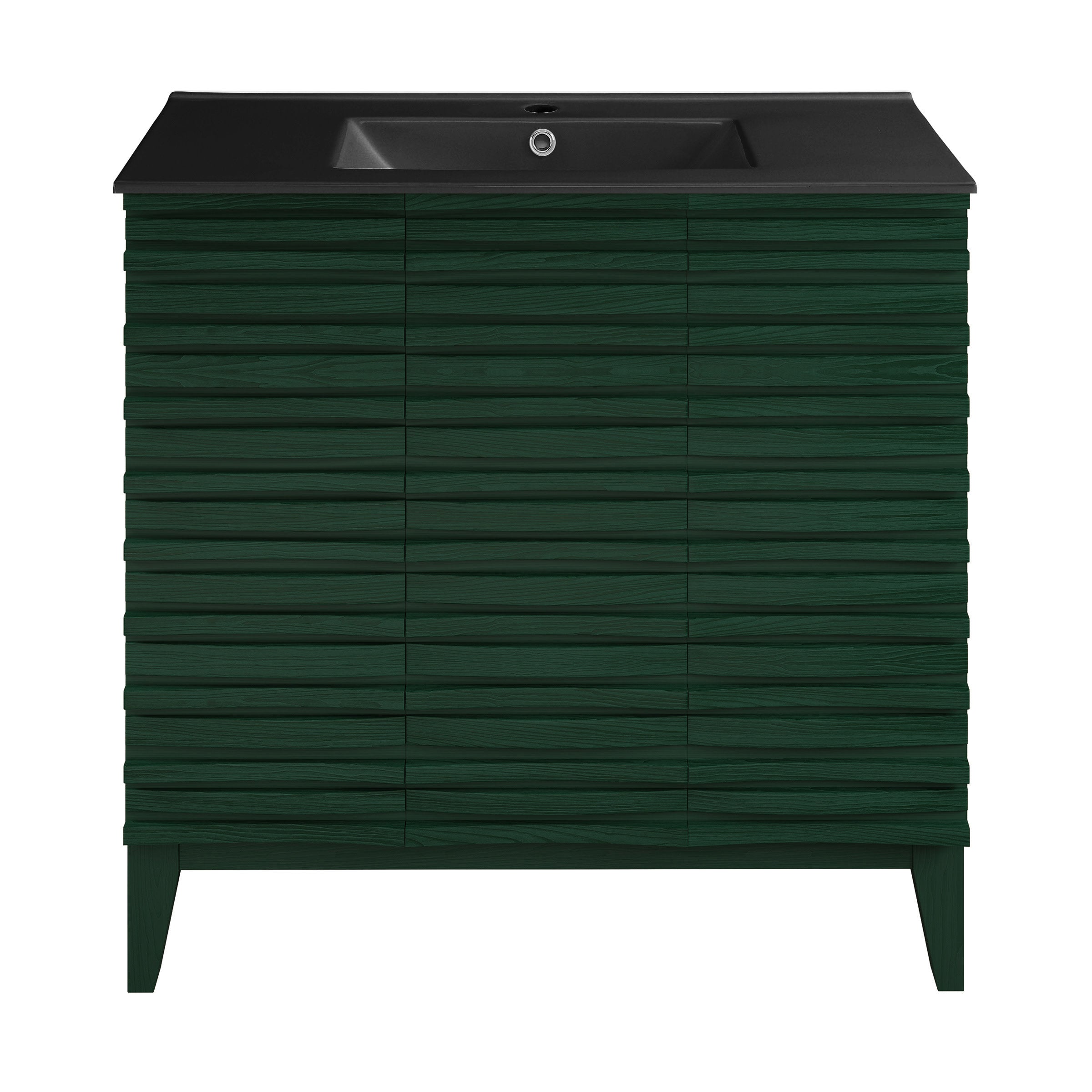 Green Oak / Matte Black / 1-Hole