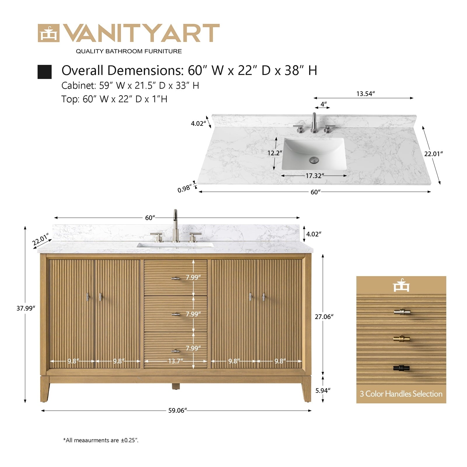 Linear Natural Oak / Matte Black