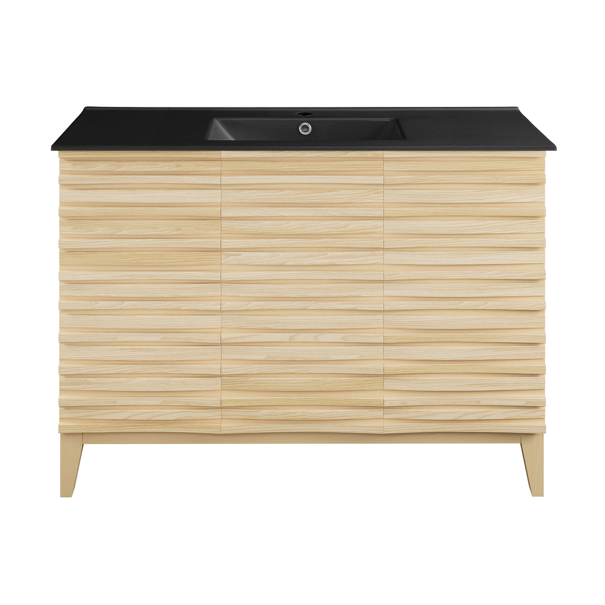 Natural Oak / Matte Black / 3-Hole
