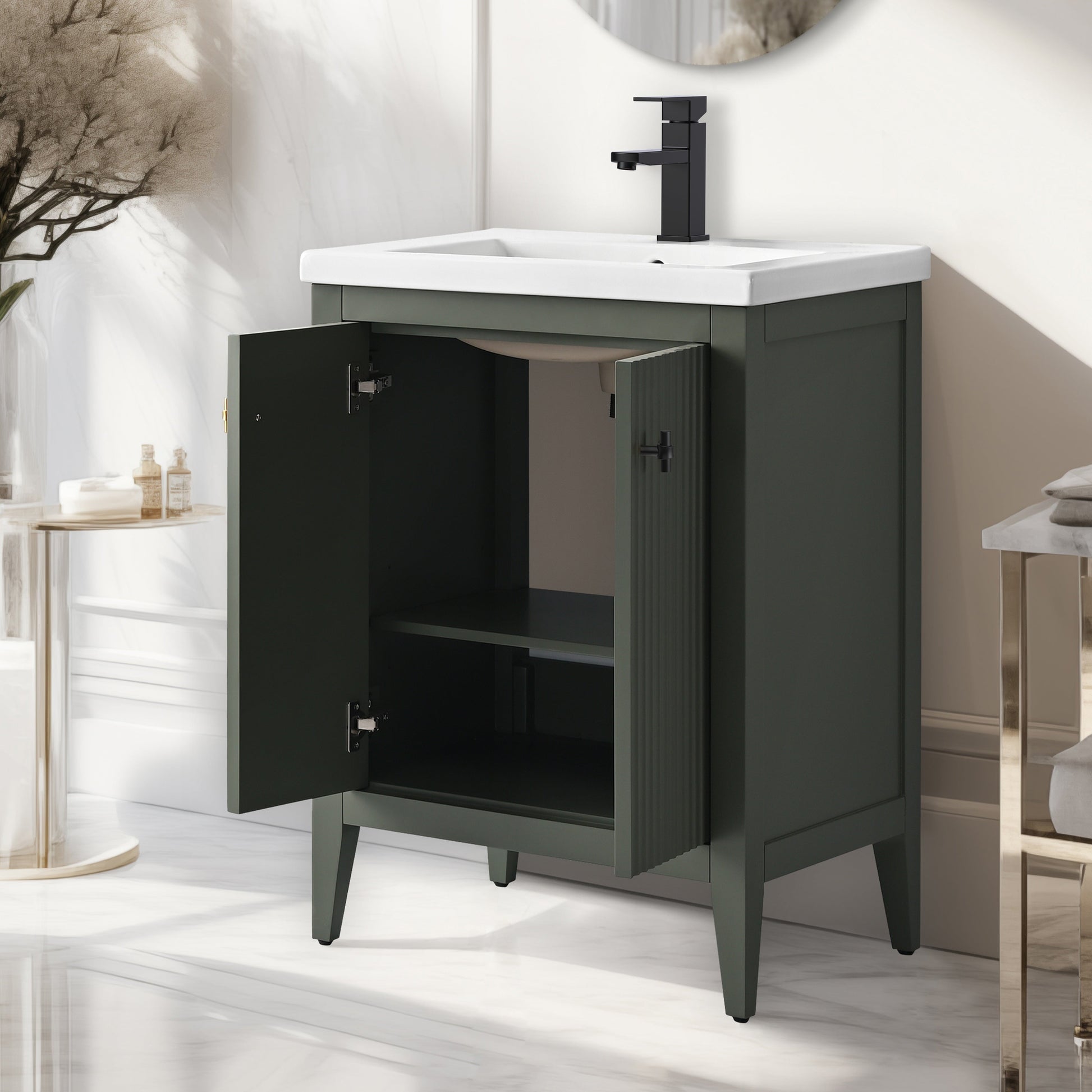 Linear Vintage Green / Matte Black