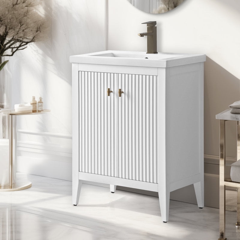 Linear White / Golden Brushed