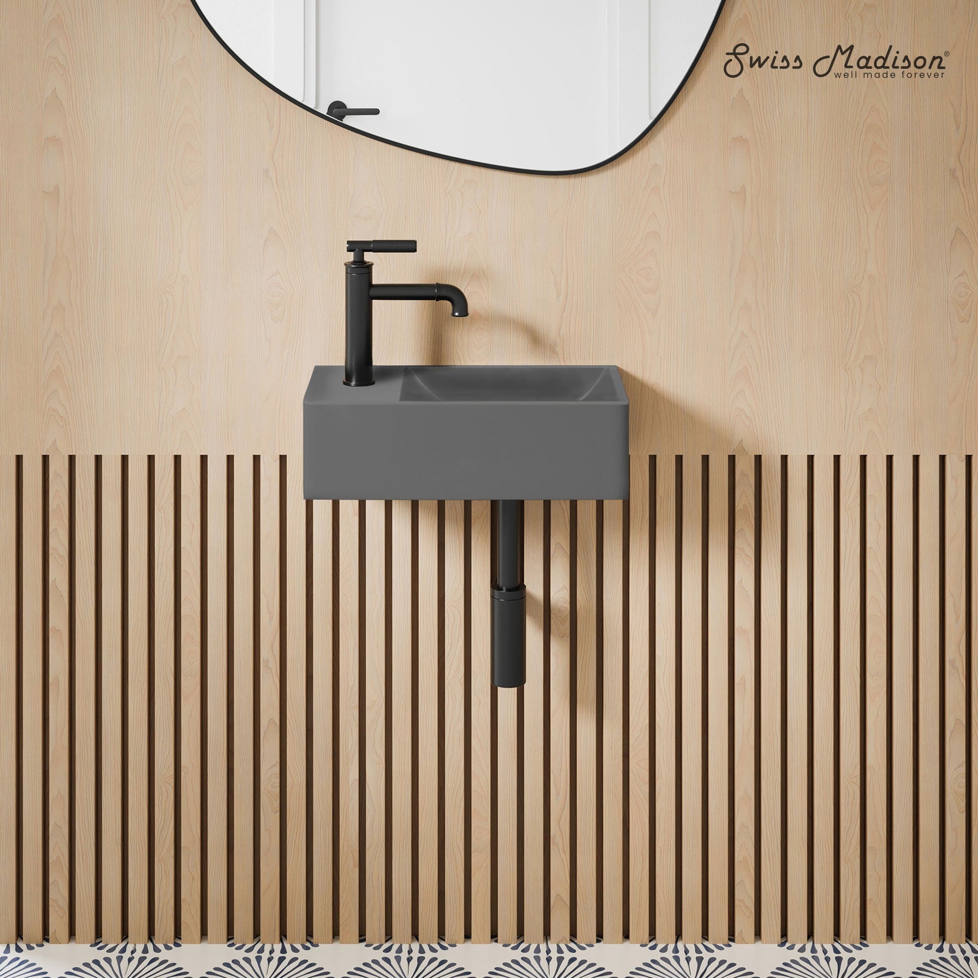 Matte Dark Gray / Left