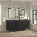 Carbon Oak / Charcoal Soapstone - 3 Faucet Holes