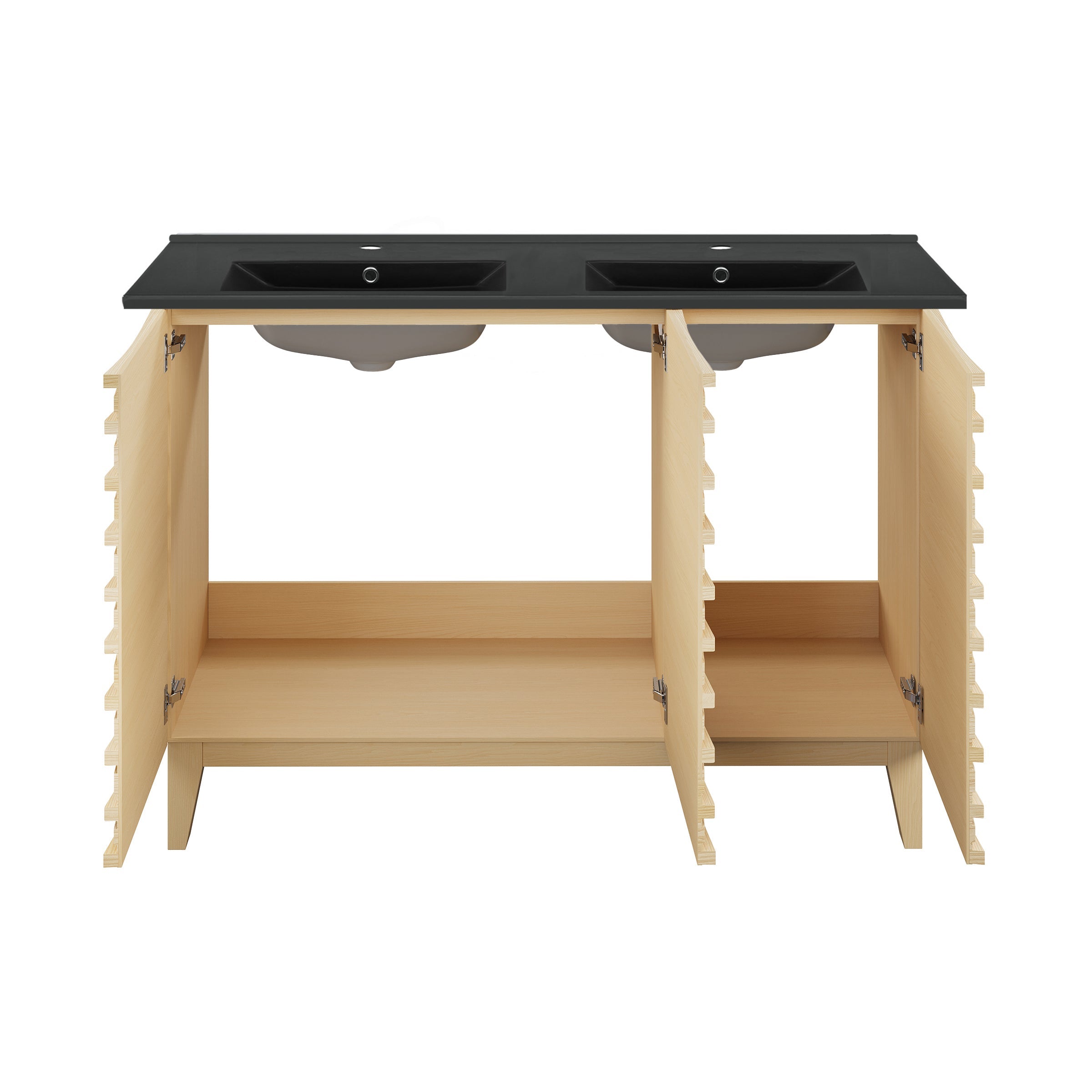 Natural Oak / Matte Black / 1-Hole