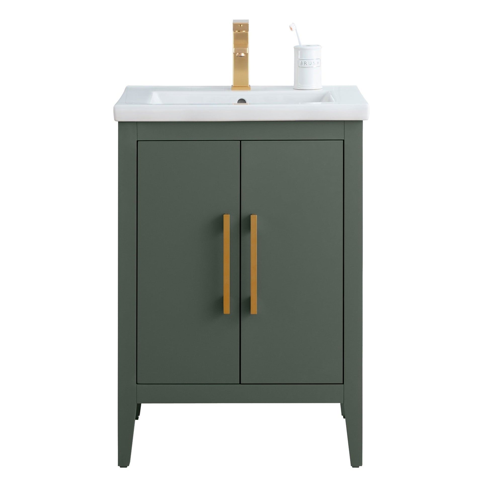 Vintage Green / Golden Brushed