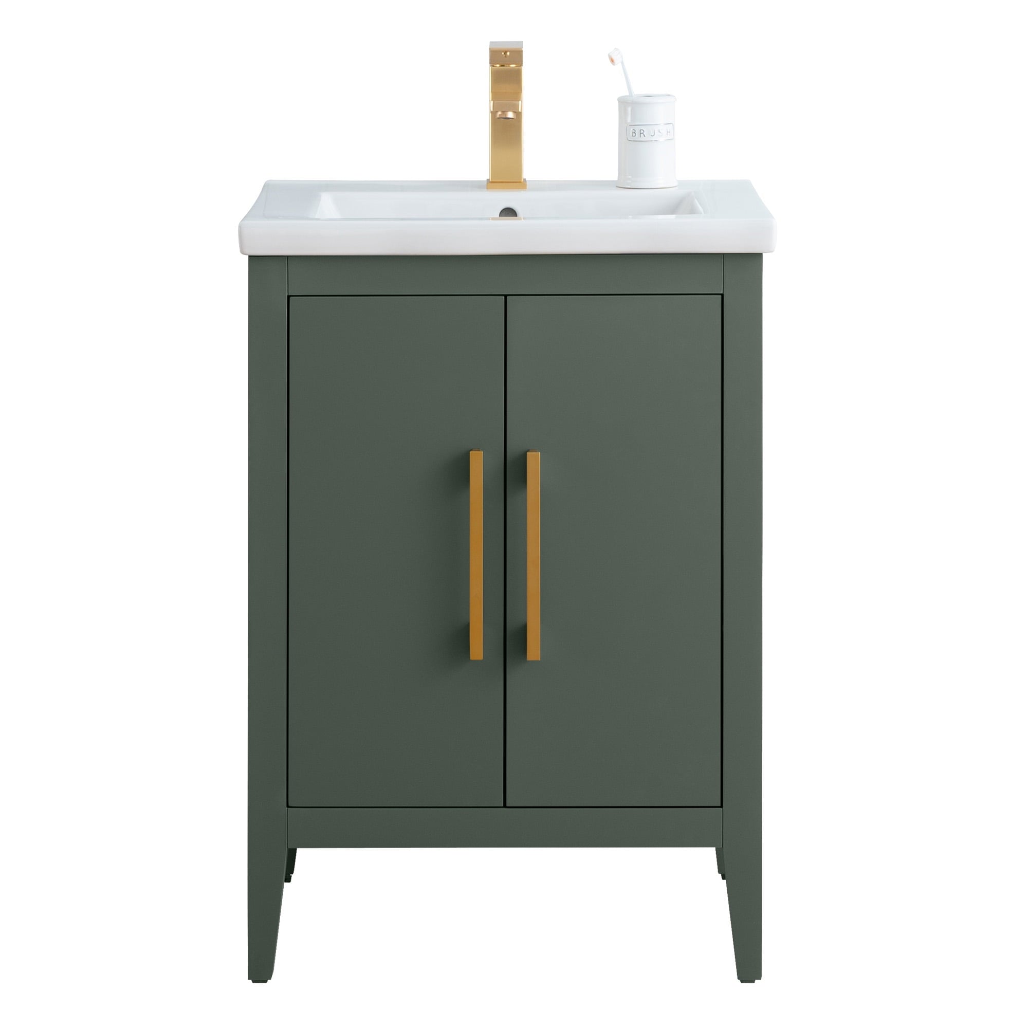 Vintage Green / Golden Brushed