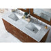 American Walnut / Carrara White - 3 Faucet Holes