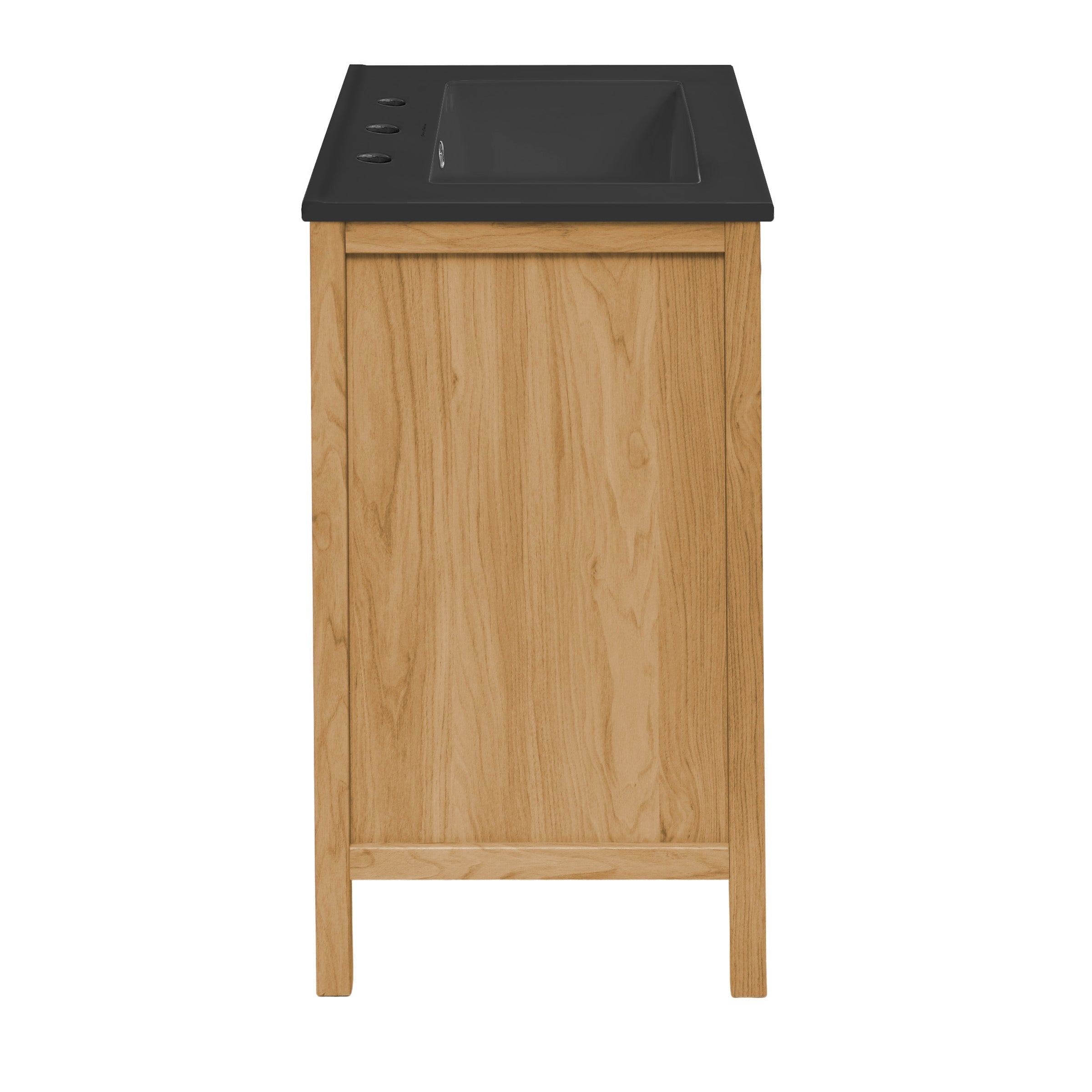 Golden Oak / Black / 3-Hole
