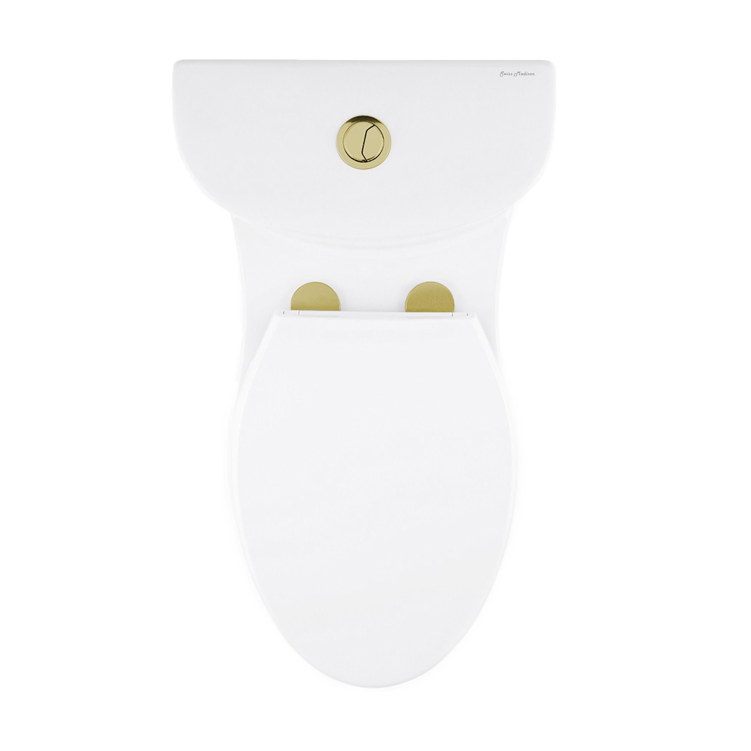Glossy White / Dual - Top / Gold