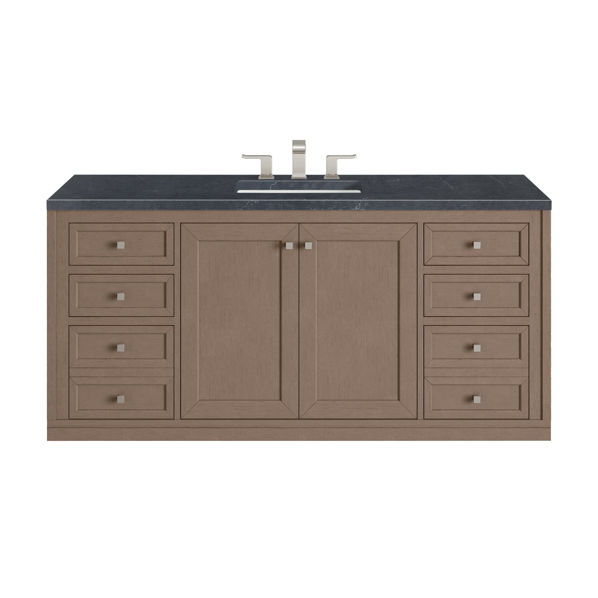 Walnut Whisper / Charcoal Soapstone - 3 Faucet Holes