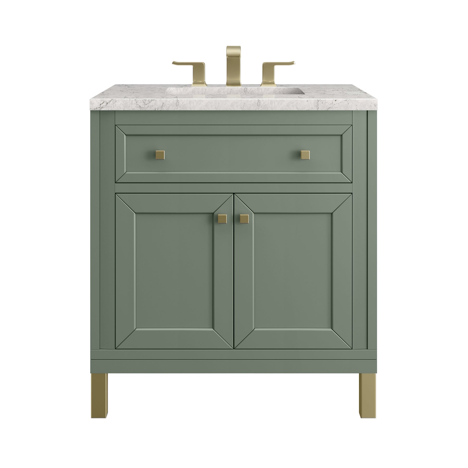 Smokey Celadon / Eternal Jasmine Pearl - 3 Faucet Holes