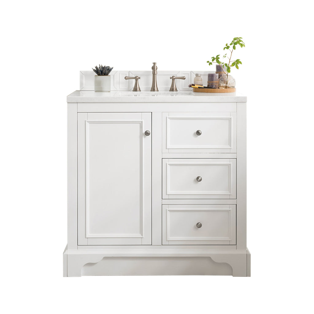 Bright White / White Zeus - 3 Faucet Holes
