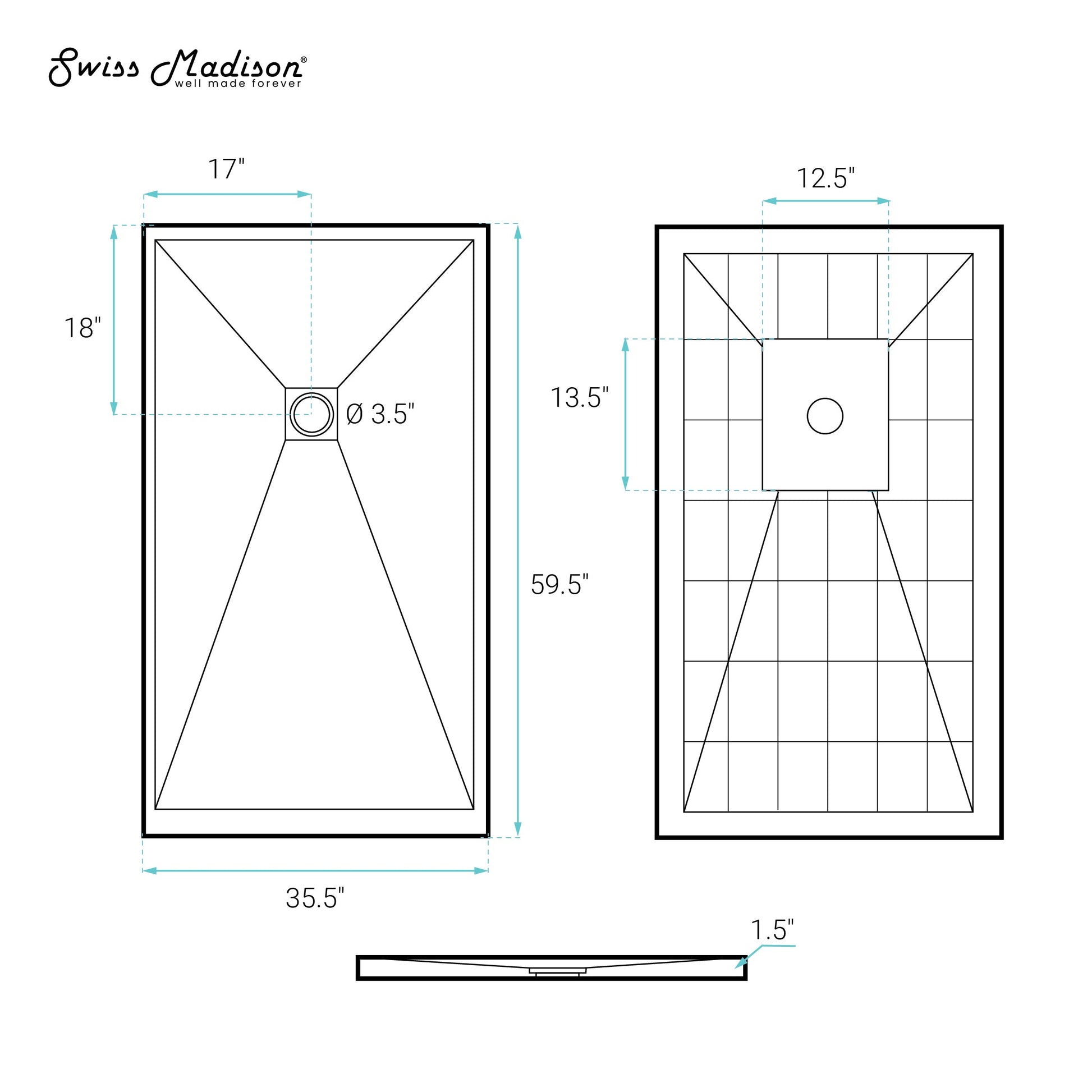 Matte White / Rectangle