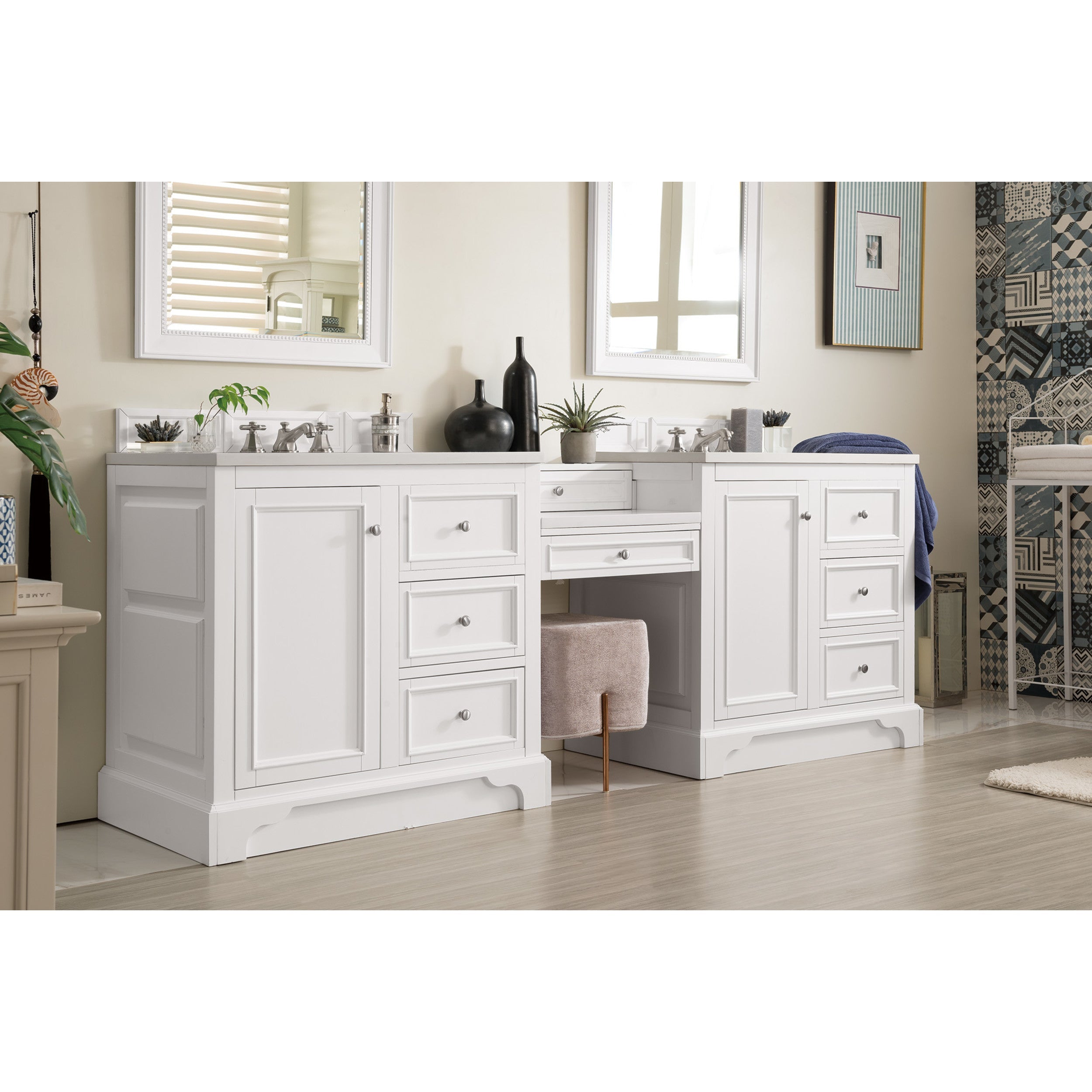 Bright White / White Zeus - 3 Faucet Holes