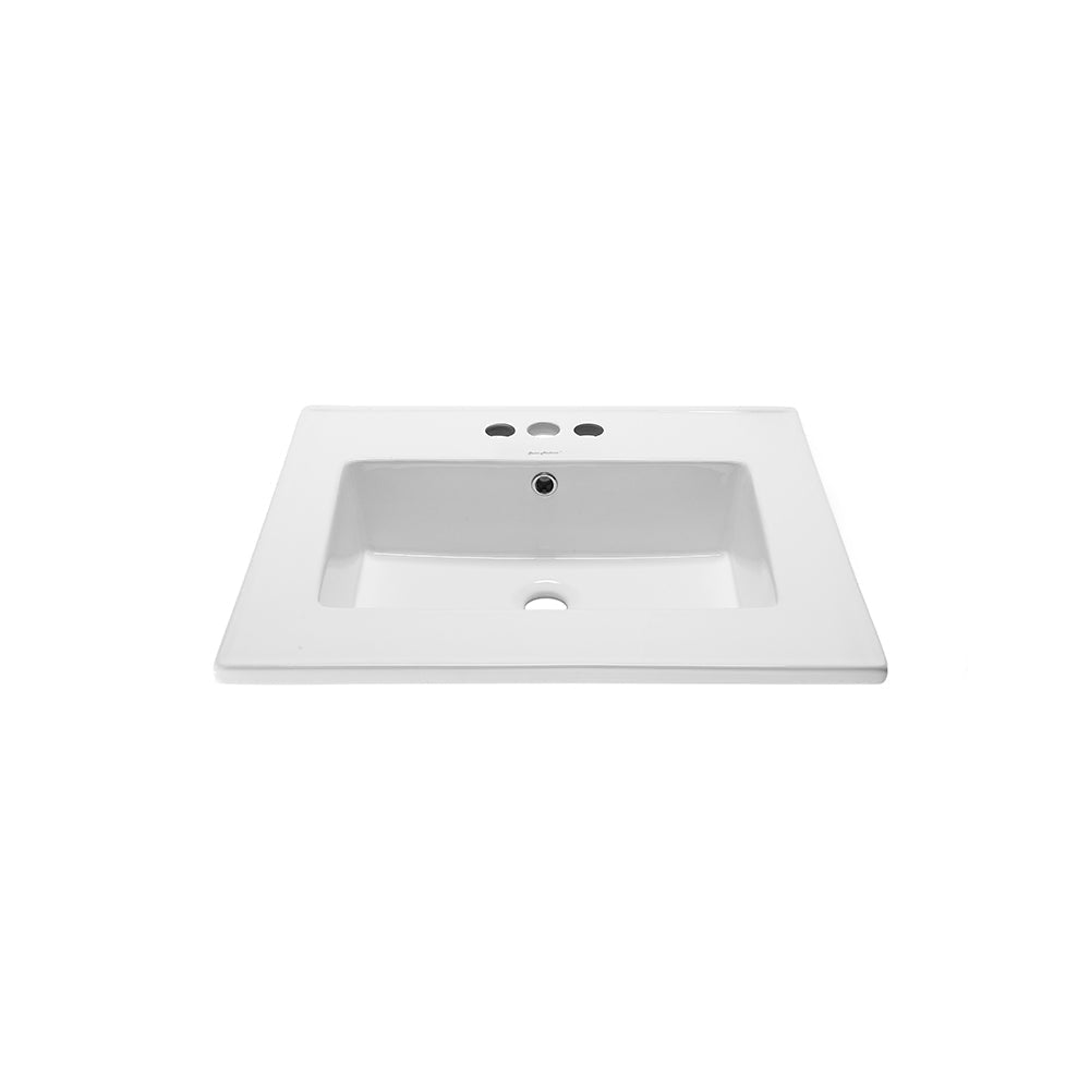 Glossy White / 3-Hole