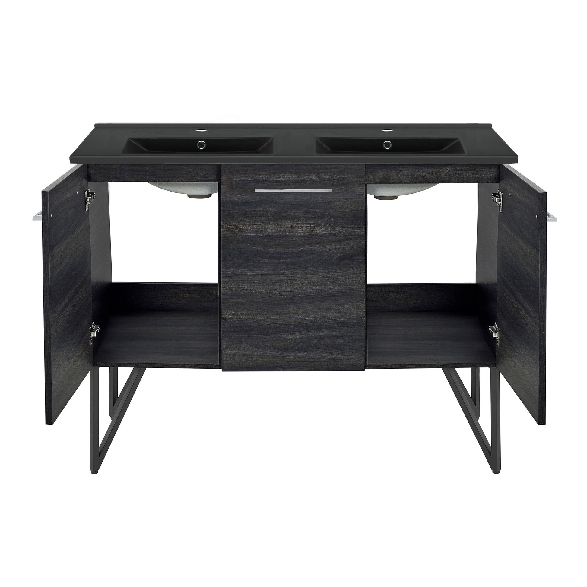 Black Walnut / Matte Black / 1-Hole