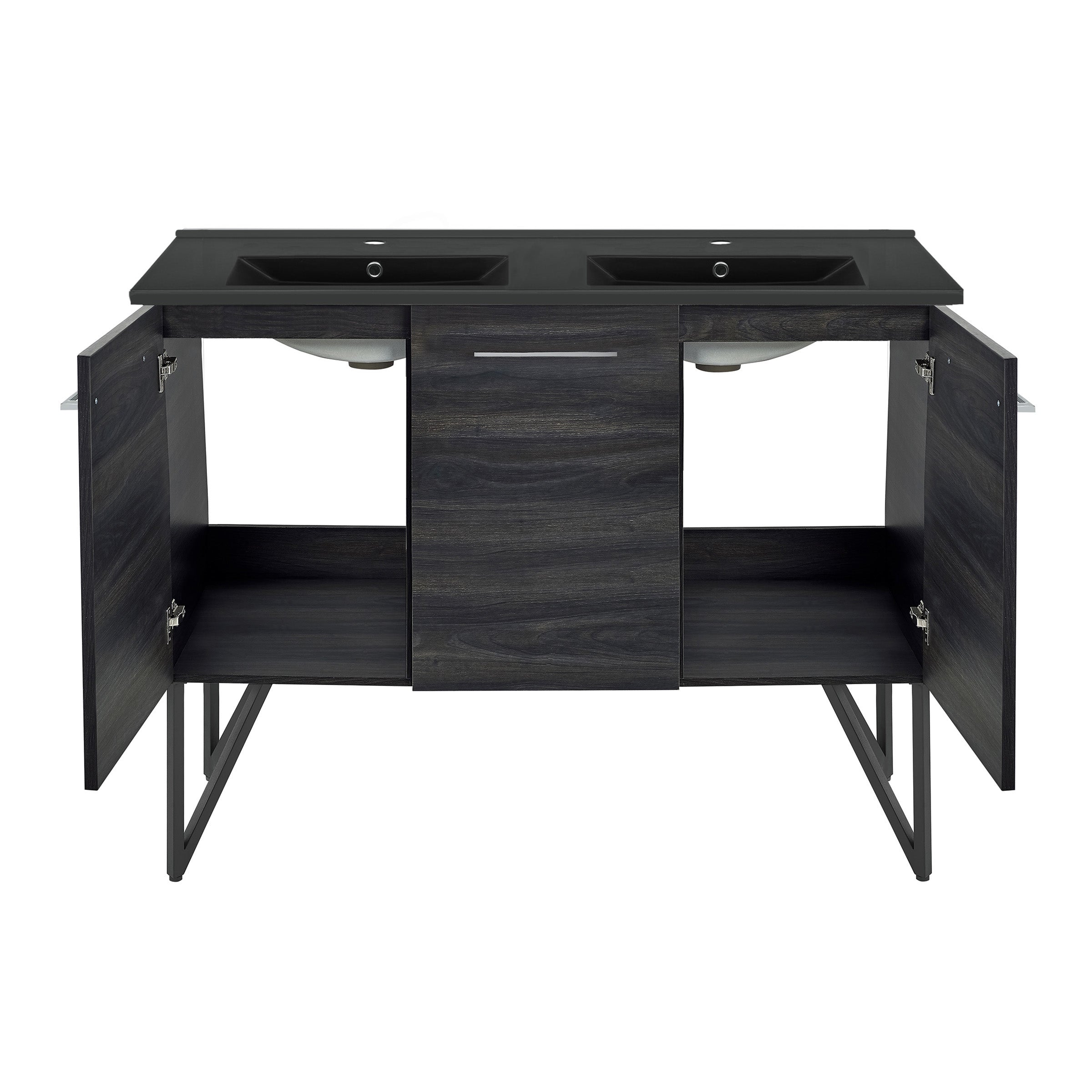Black Walnut / Matte Black / 1-Hole