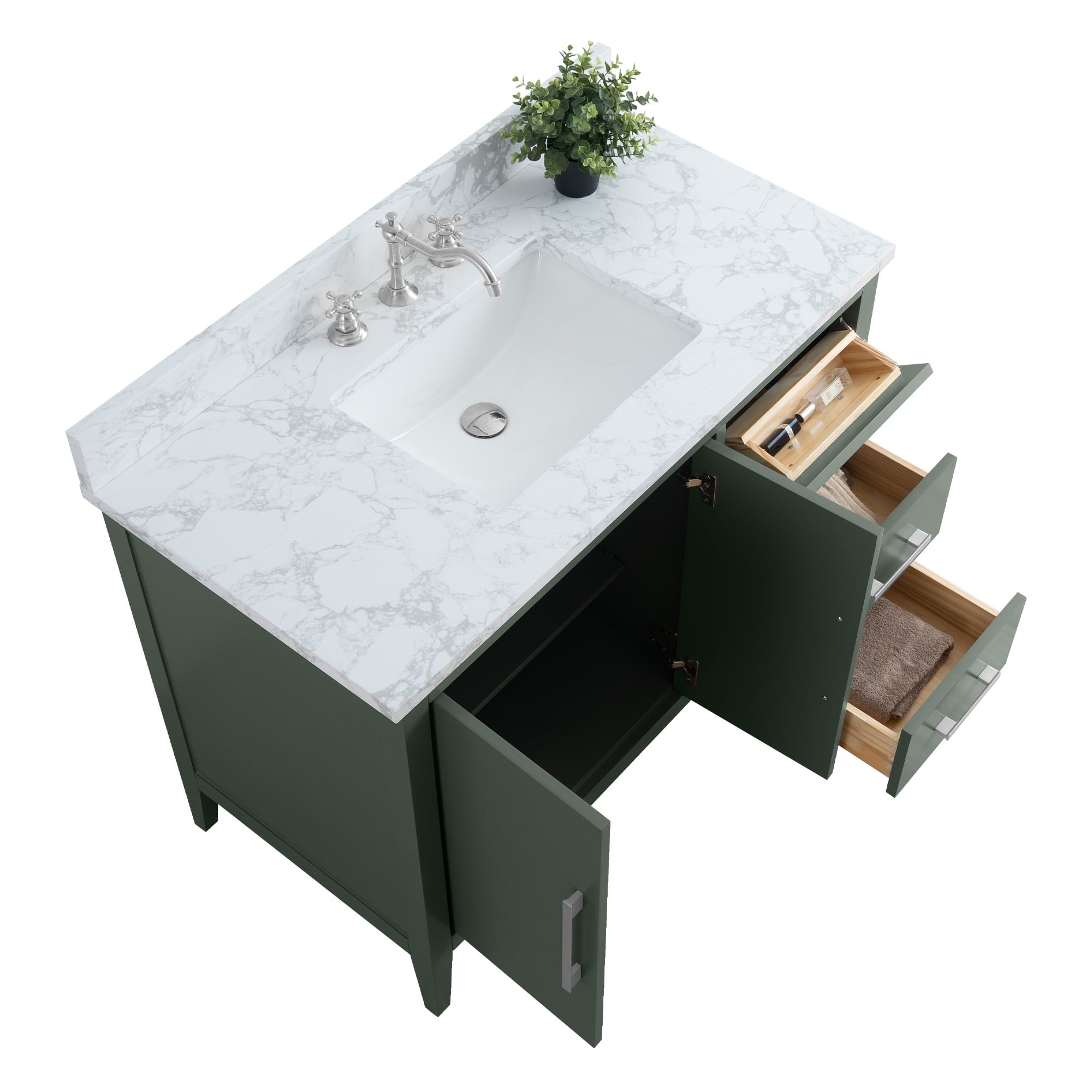 Vintage Green / Brushed Nickel