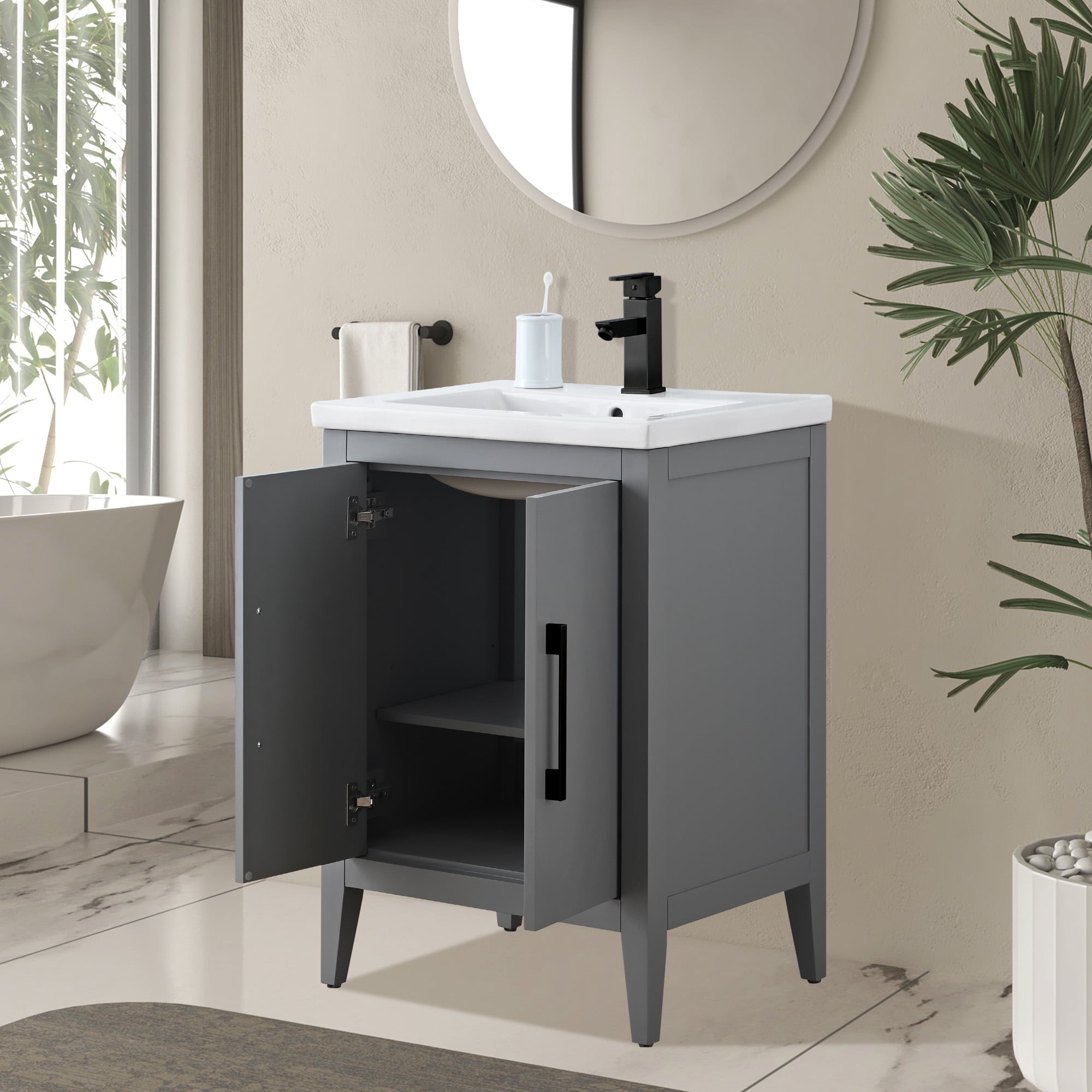 Cashmere Gray / Matte Black