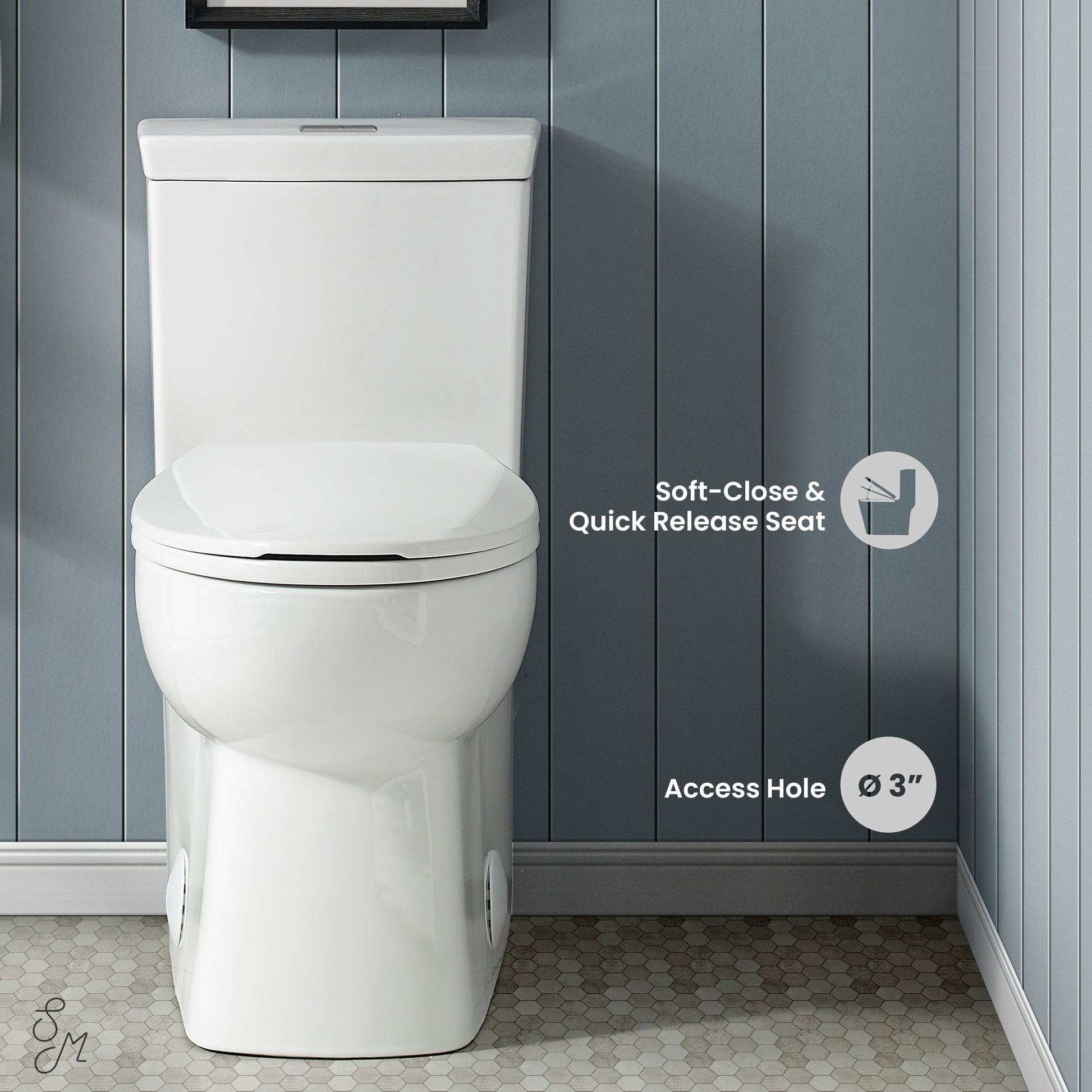 Glossy White / Dual - Top