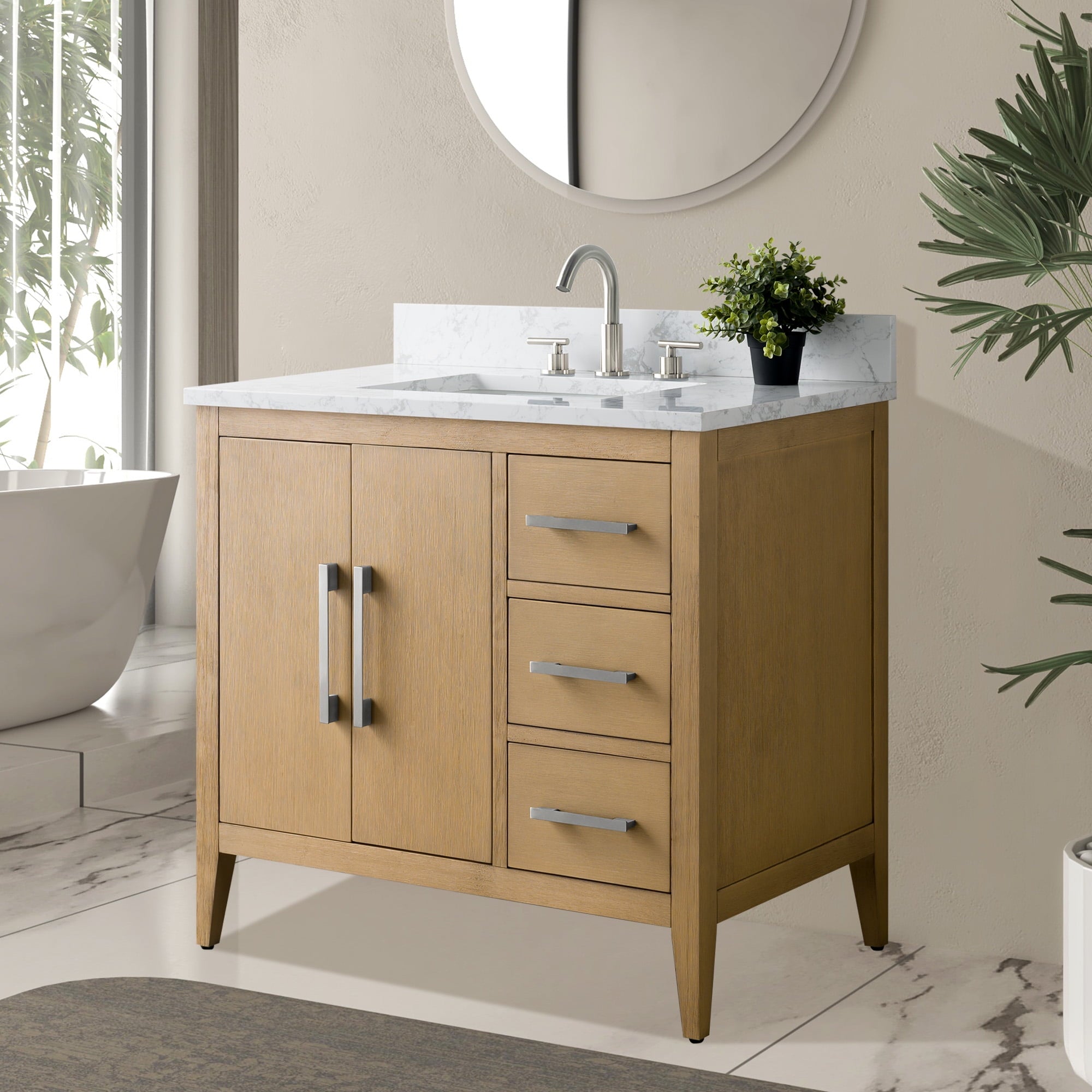 Natural Oak / Brushed Nickel