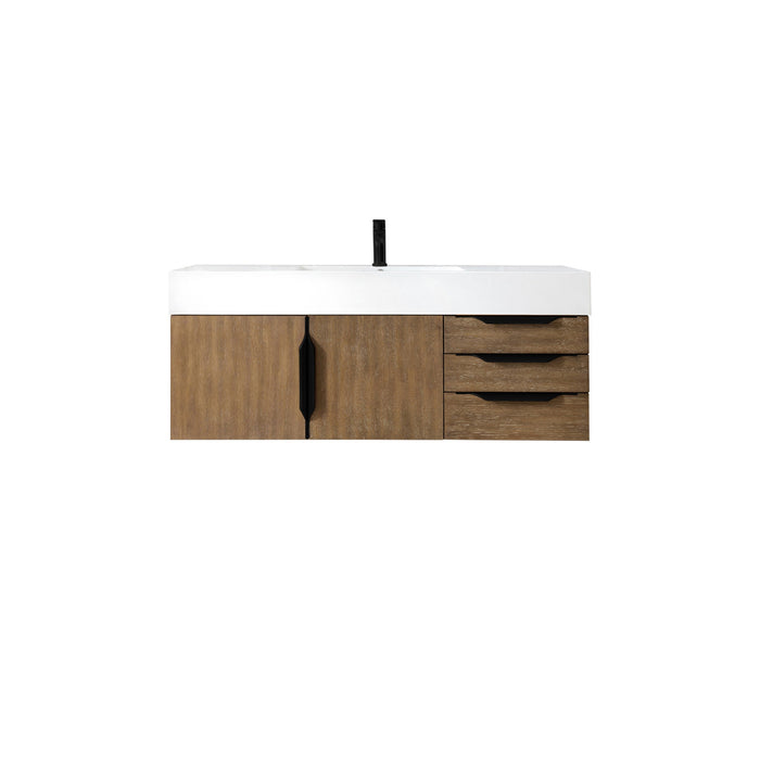 Latte Oak / Matte Black / Glossy White - 1 Faucet Hole