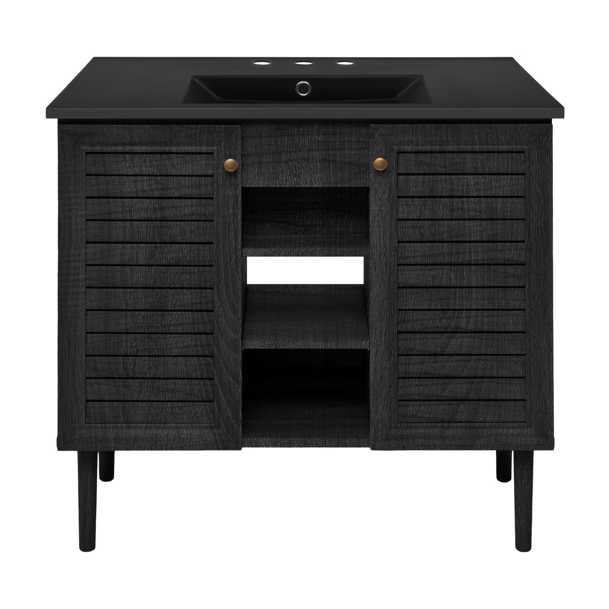 Black Oak / Black / 3-Hole