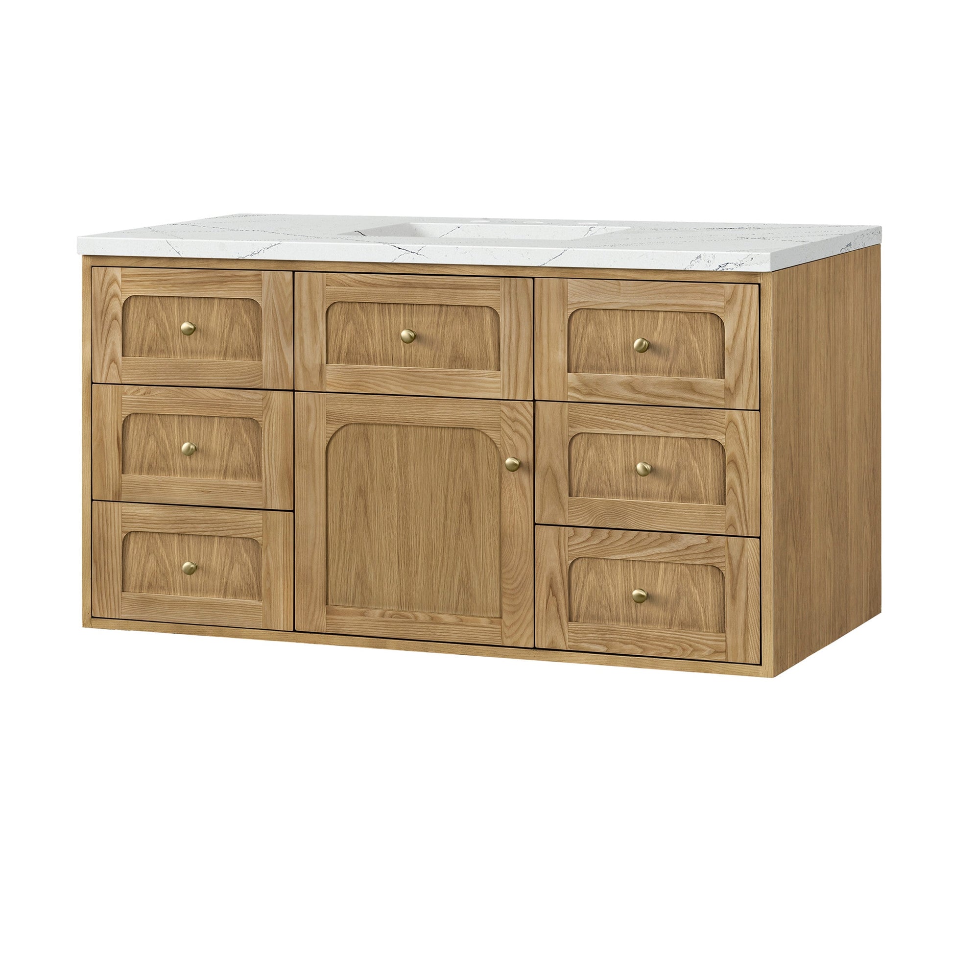 Light Natural Oak / Ethereal Noctis - 3 Faucet Holes