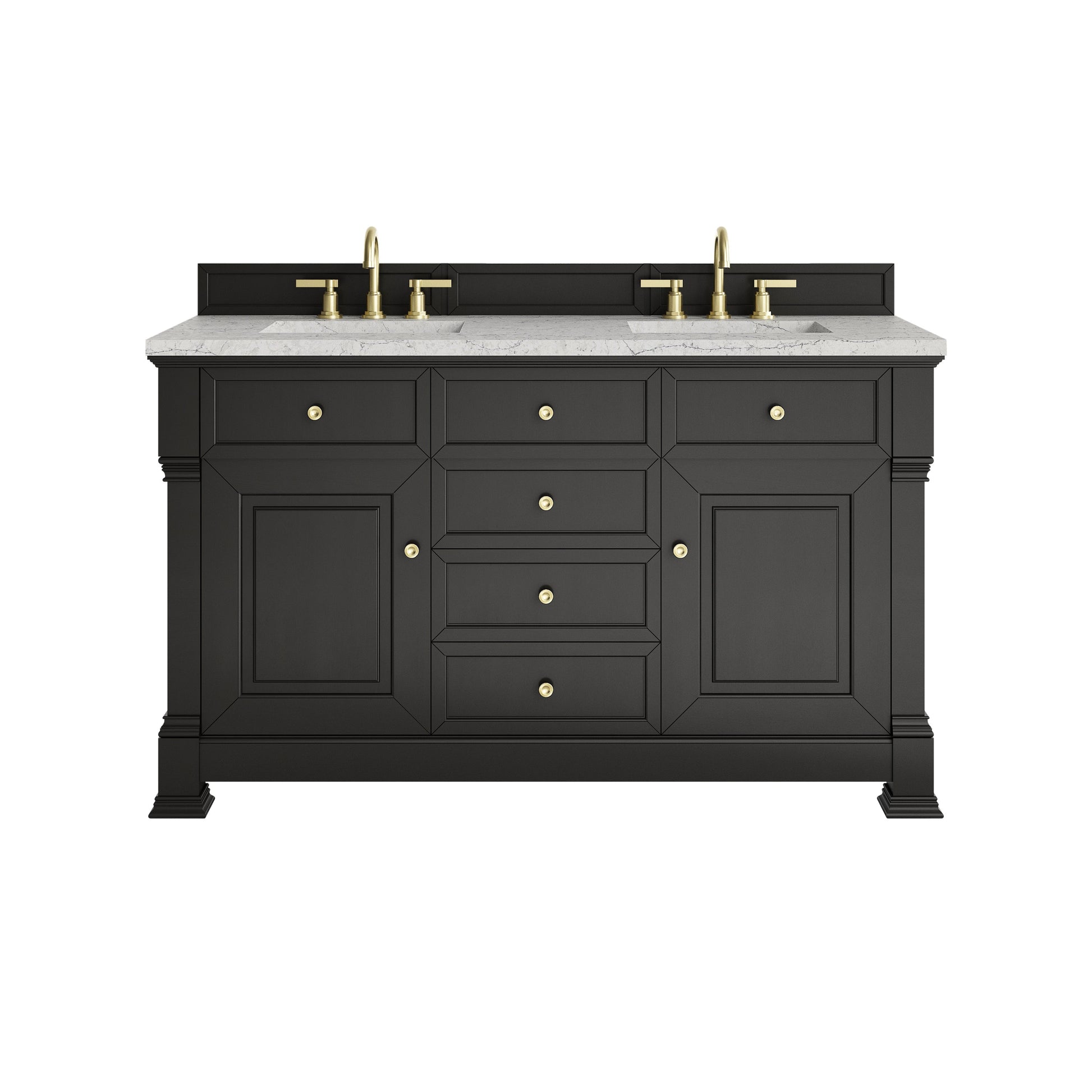 Black Onyx / Eternal Jasmine Pearl - 3 Faucet Holes
