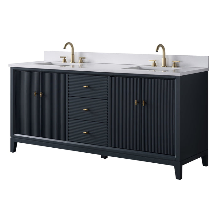 Linear Vintage Spruce Blue / Brushed Nickel