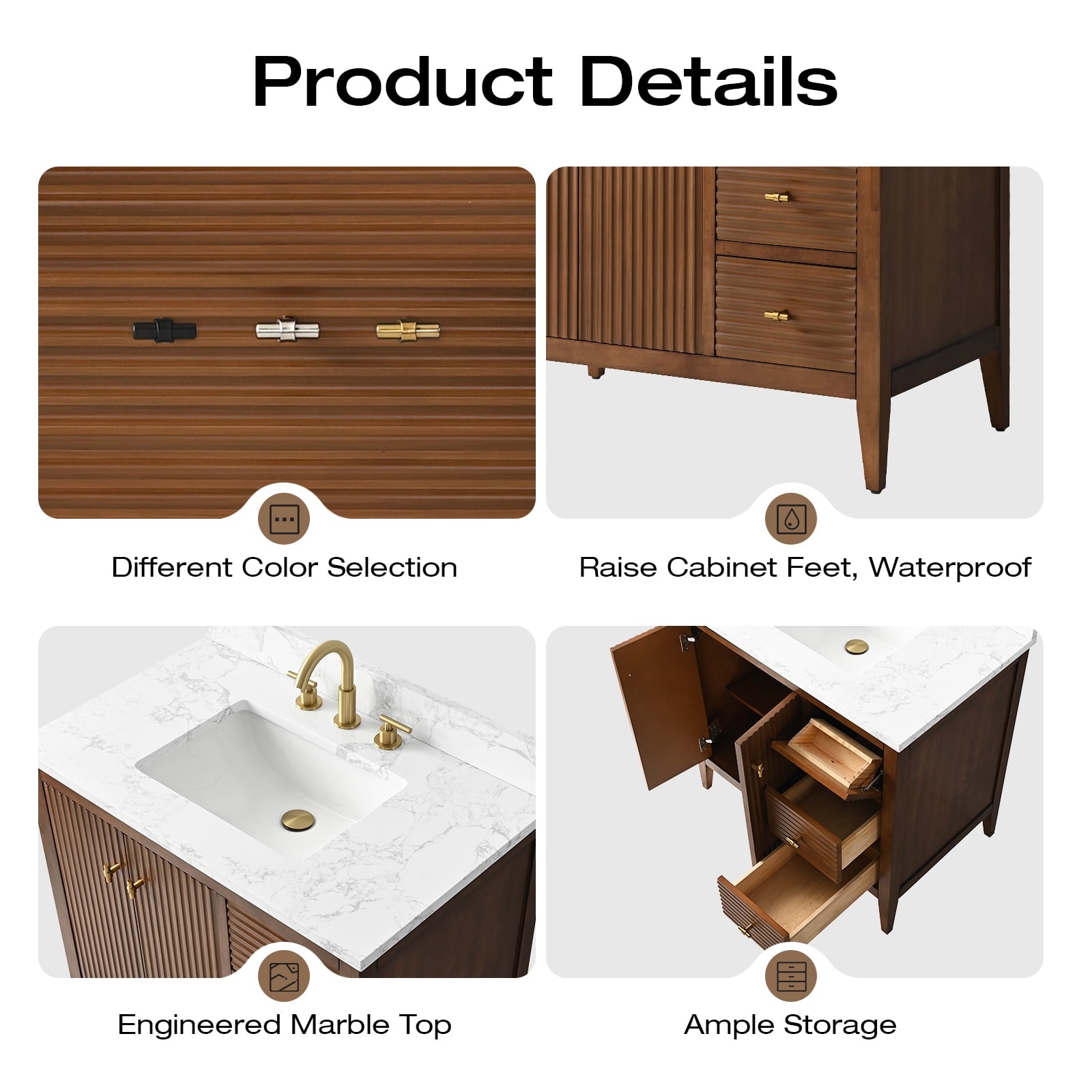 Linear Walnut / Matte Black