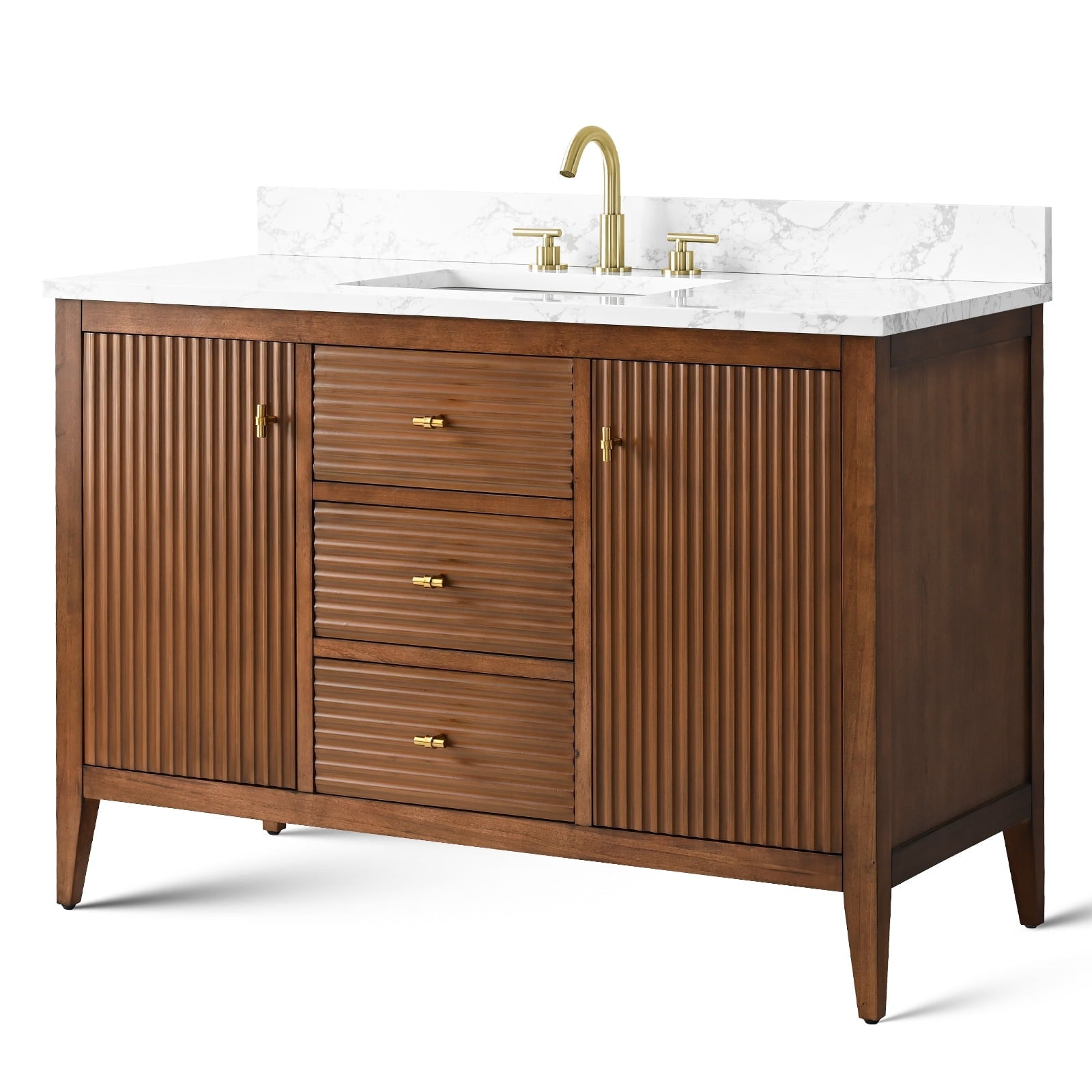 Linear Walnut / Golden Brushed