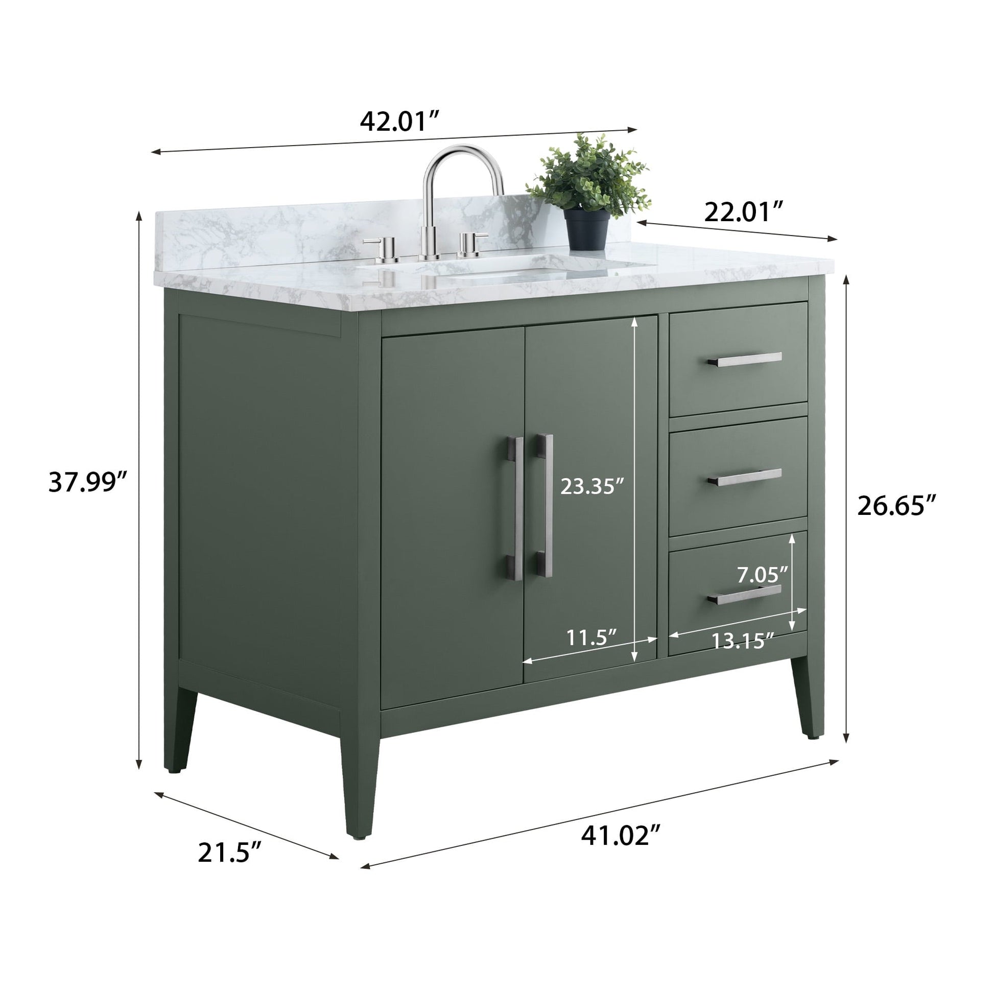 Vintage Green / Brushed Nickel