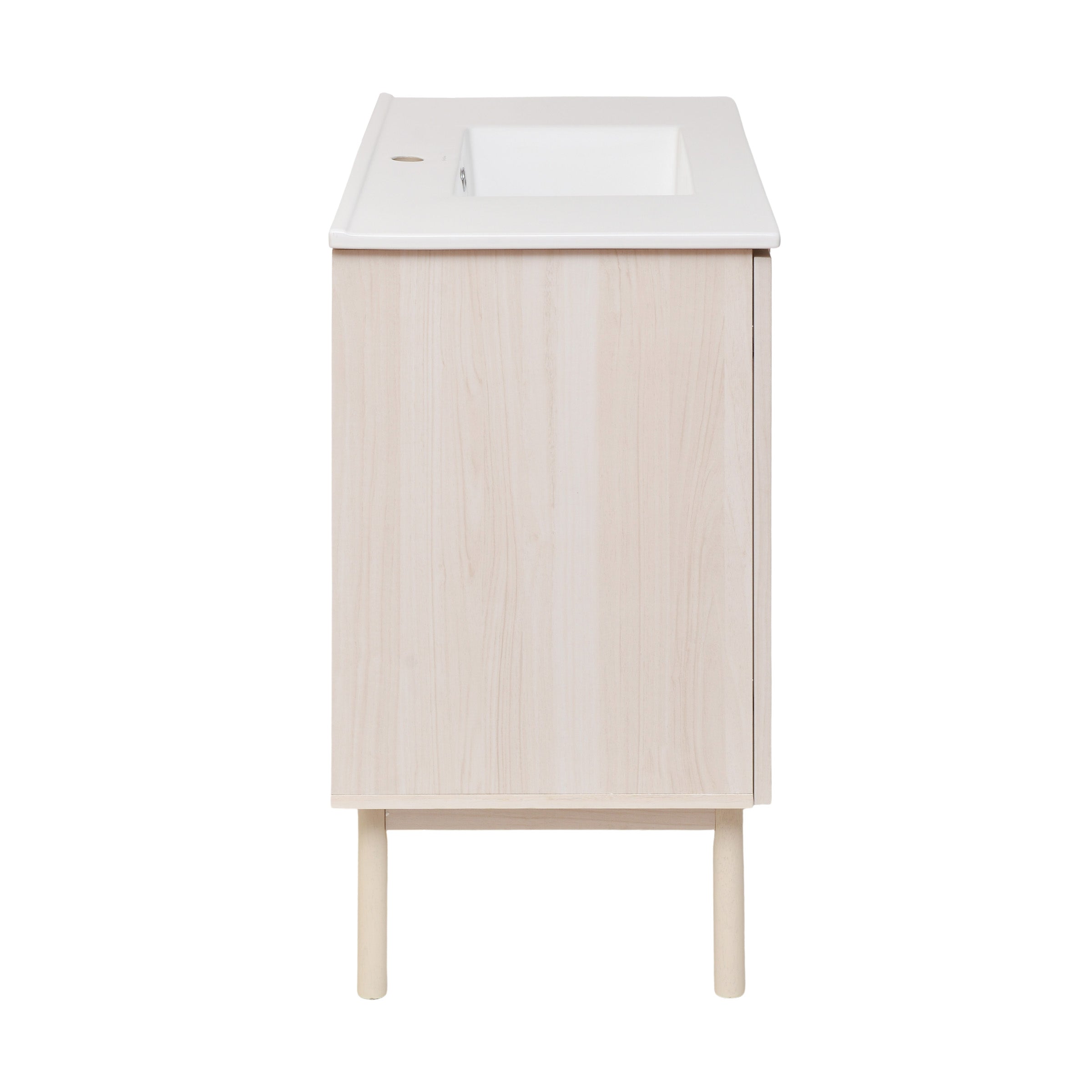 White Oak / White / 1-Hole
