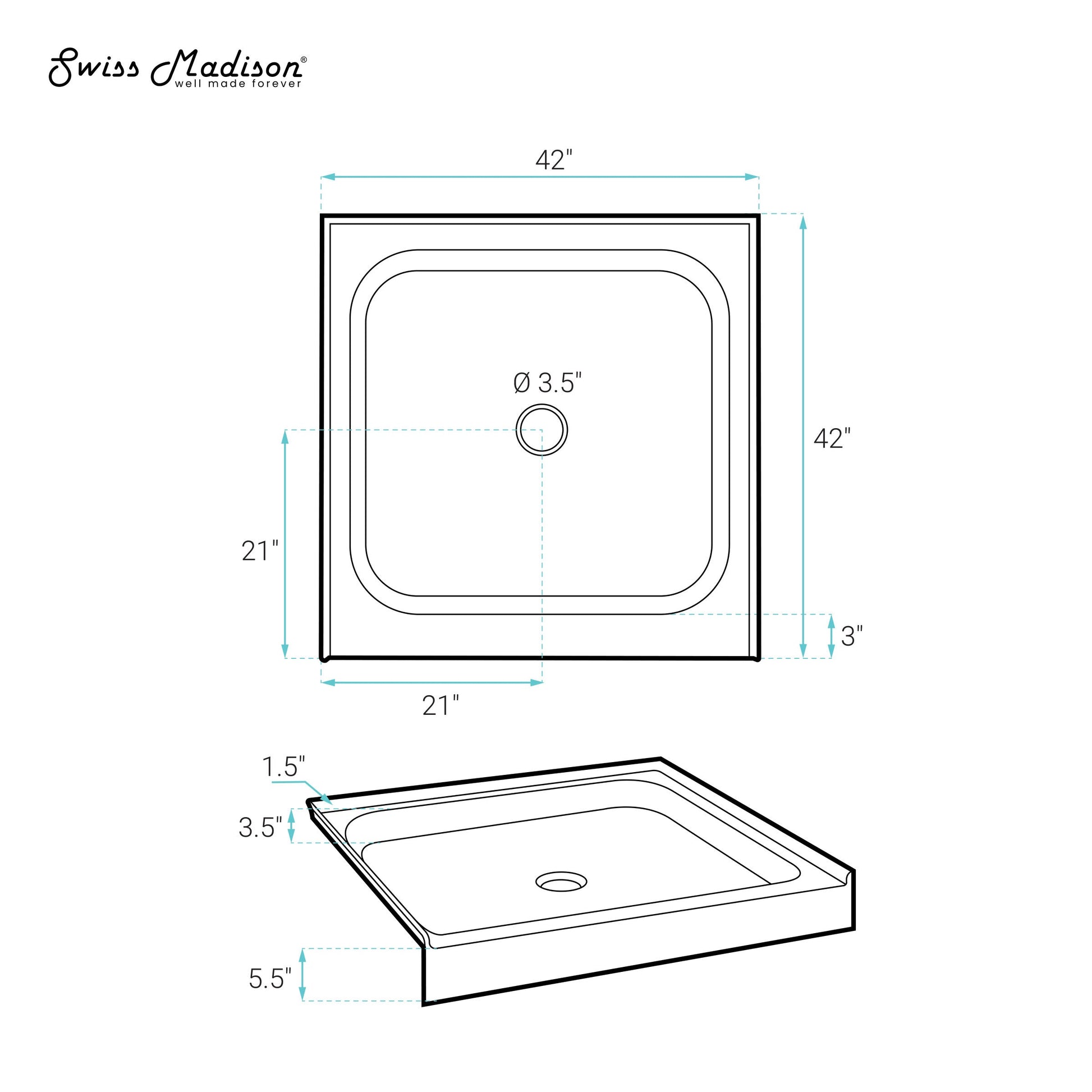 Glossy White / Square