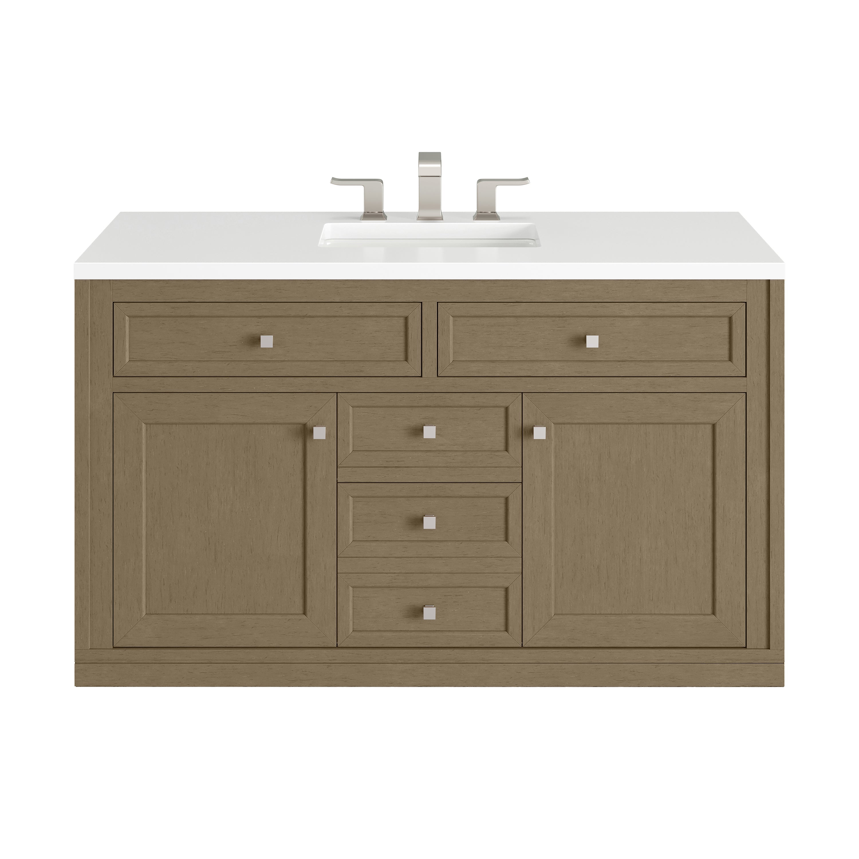 Walnut Whisper / White Zeus - 3 Faucet Holes