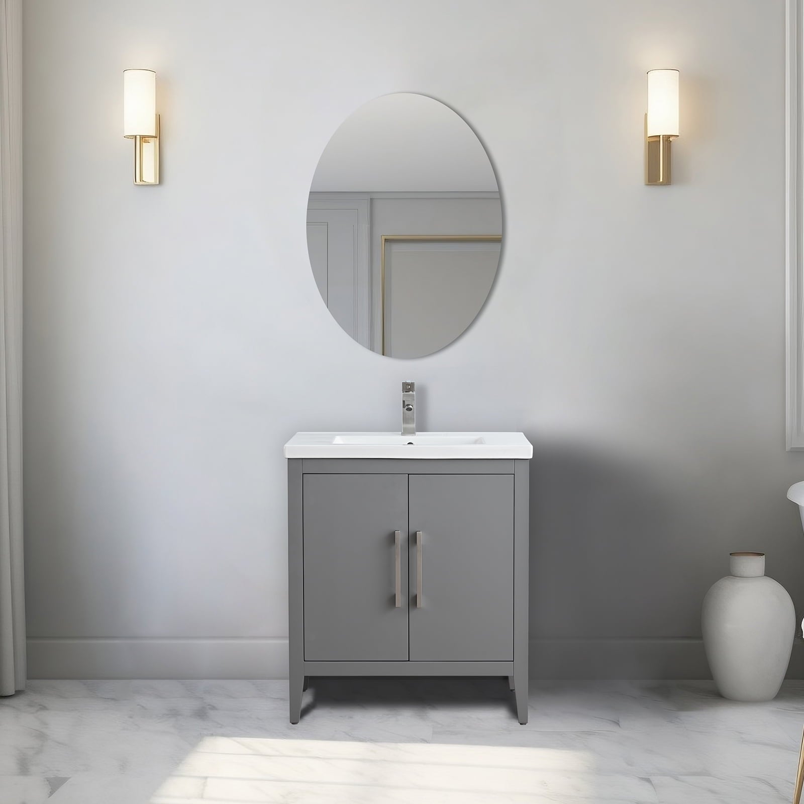Cashmere Gray / Brushed Nickel
