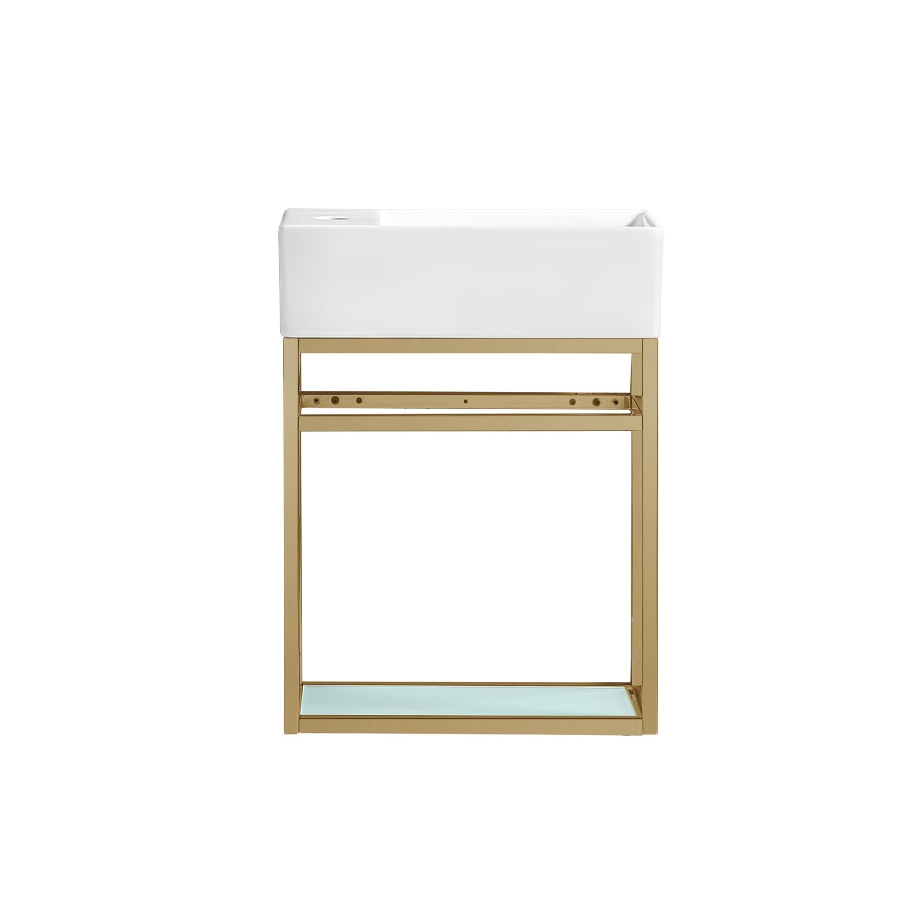 Gold / White / 1-Hole