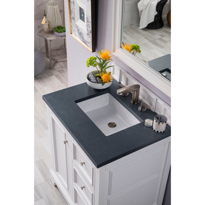 Bright White / Charcoal Soapstone - 3 Faucet Holes